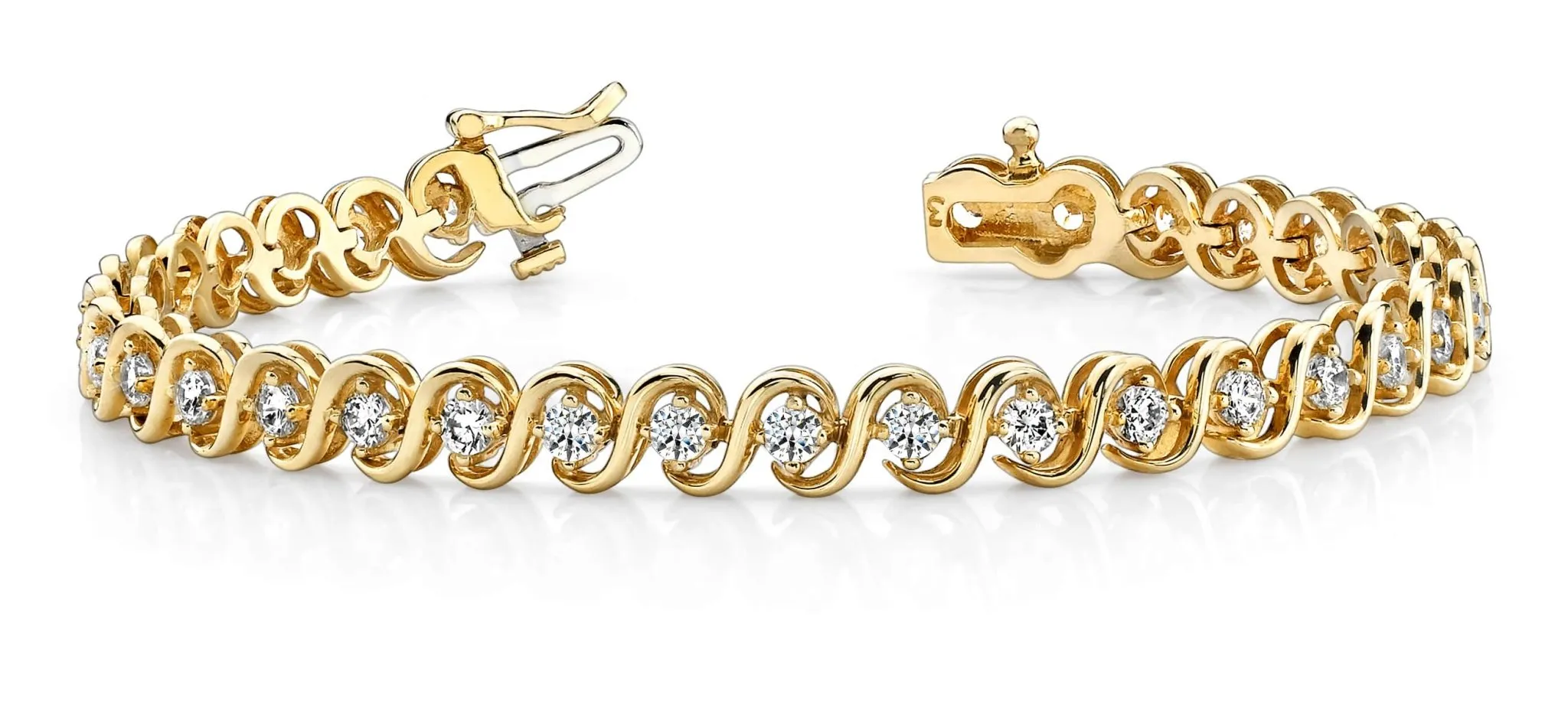 S Link Lab-Grown Diamond Bracelet with 4.06 ct.(finished) 3.25mm