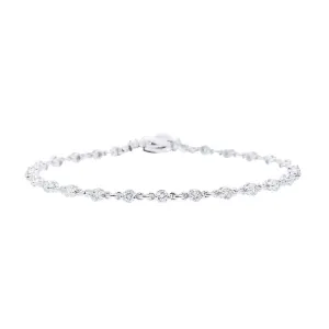 Sabel Collection 14K White Gold Diamond Bracelet