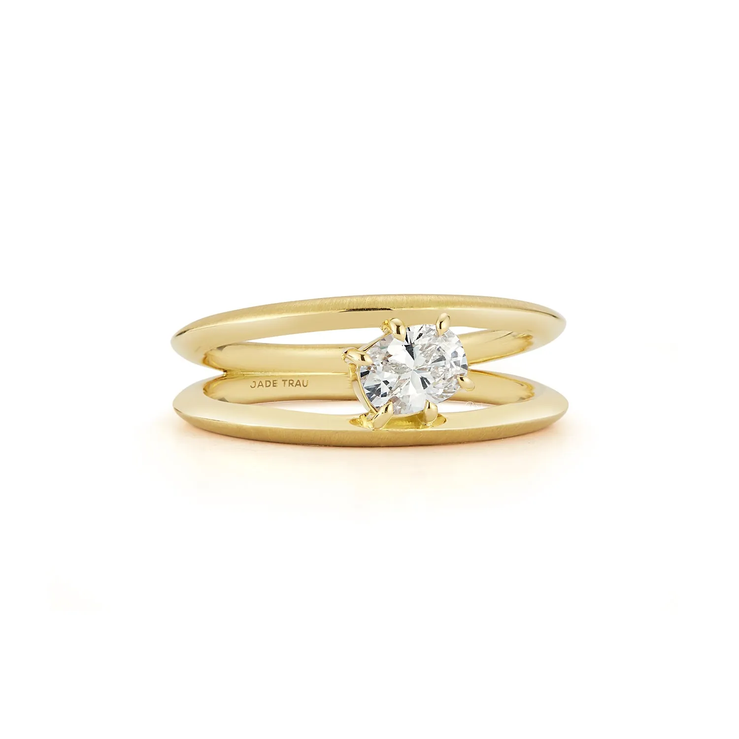Sadie Solitaire Ring, Fancy Center