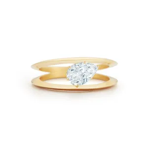 Sadie Solitaire Ring, Fancy Center