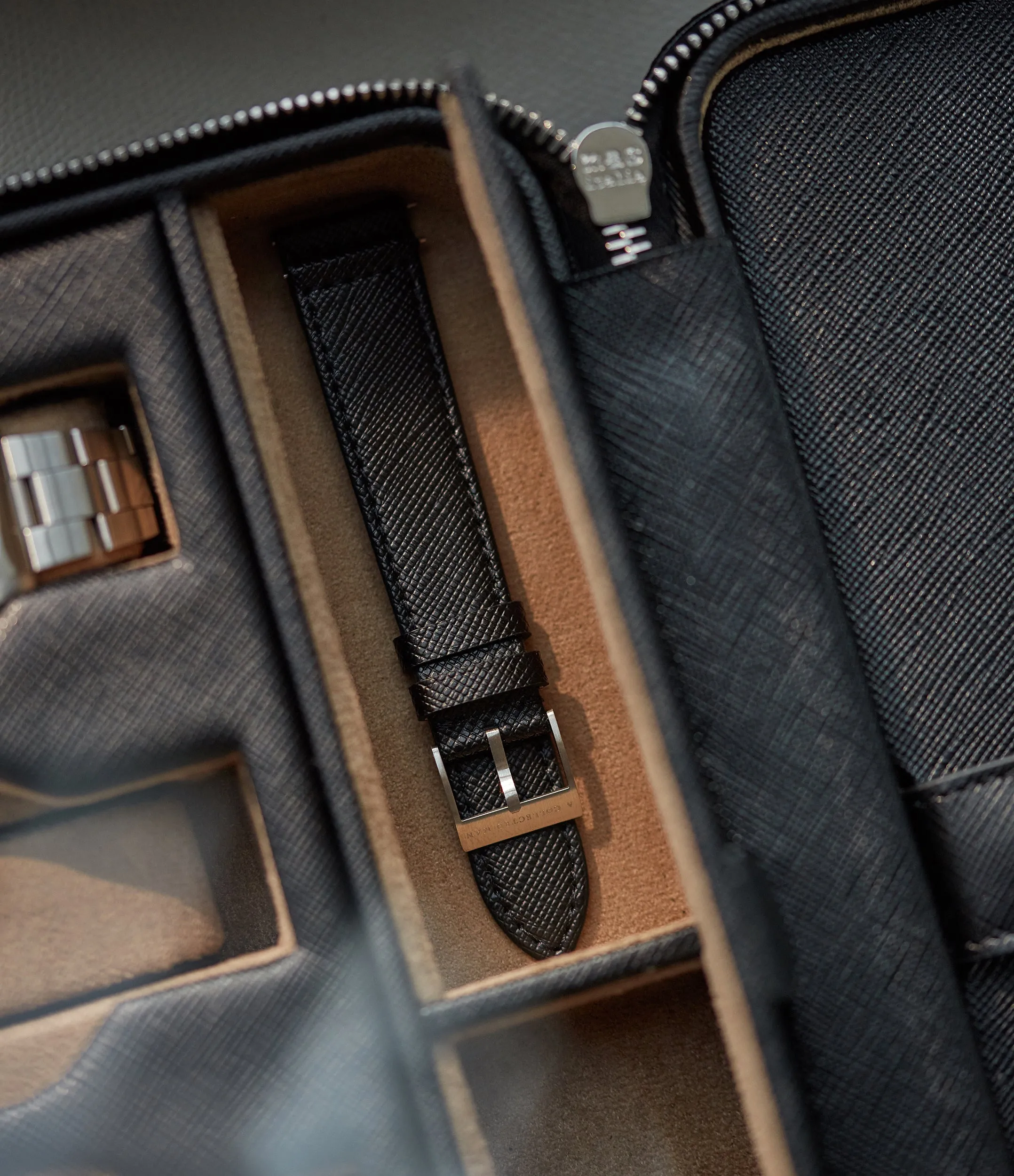 saffiano strap