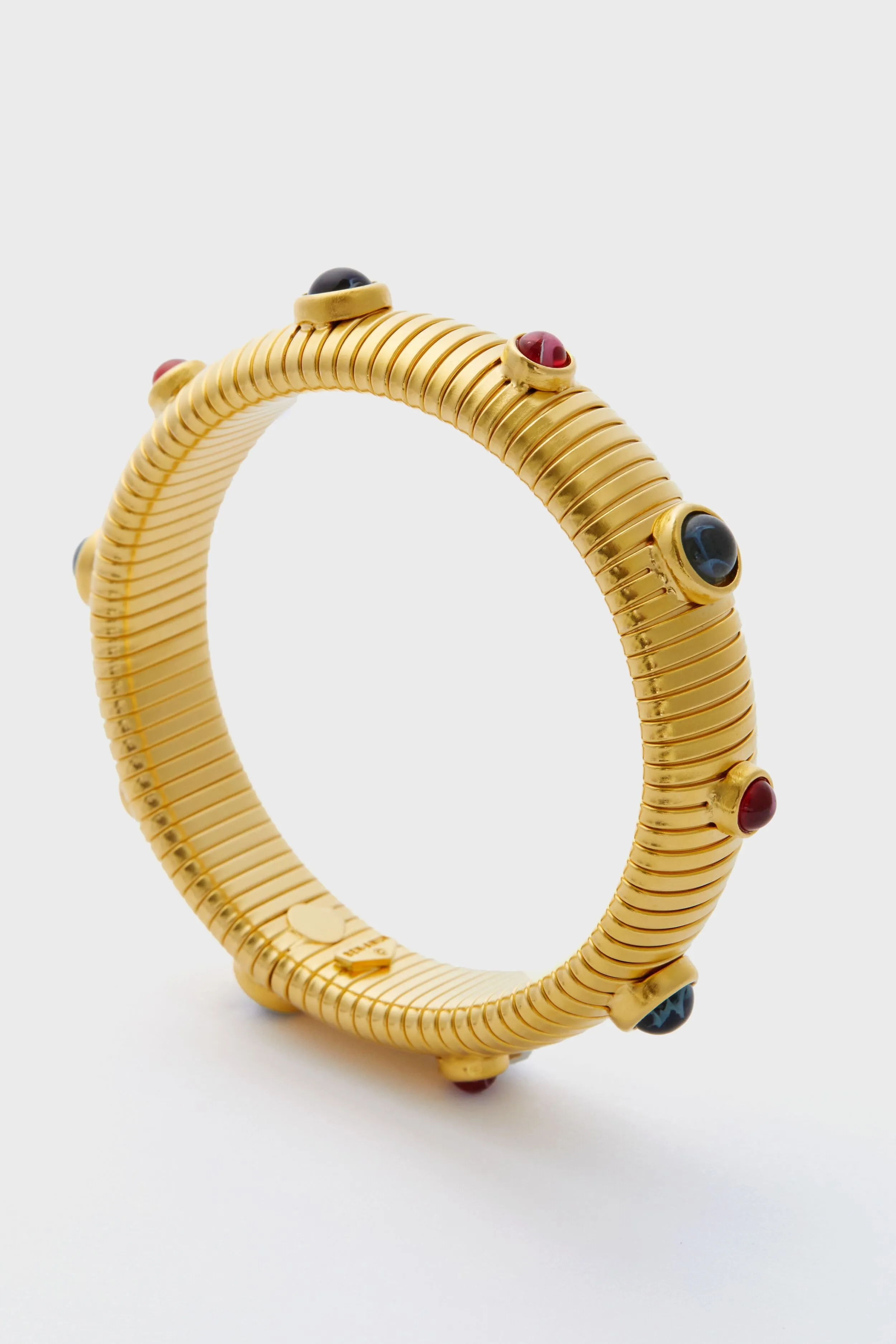 Sapphire and Ruby Byzantine Cobra Bracelet