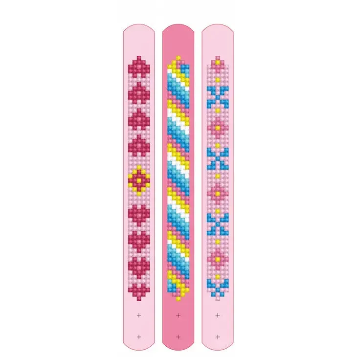 Shades of Pink Dotzies Bracelets by Diamond Dotz