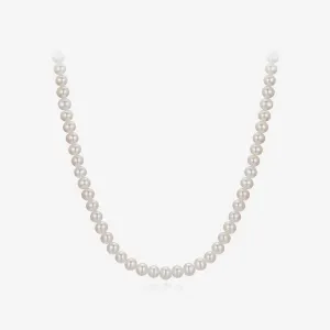 Signature. D Gold Pearl Necklace JDRNR4F846W (5mm)