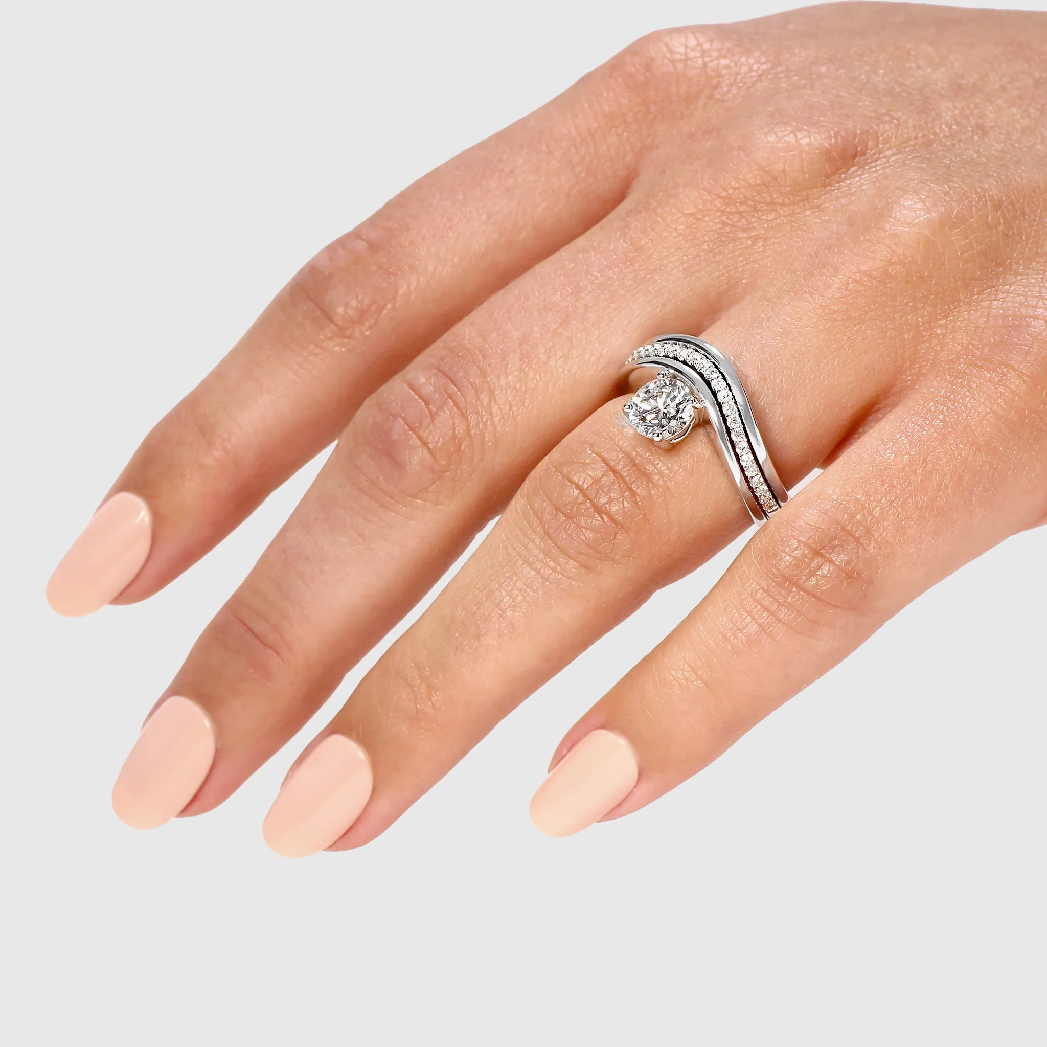 Silhouette Wedding Band