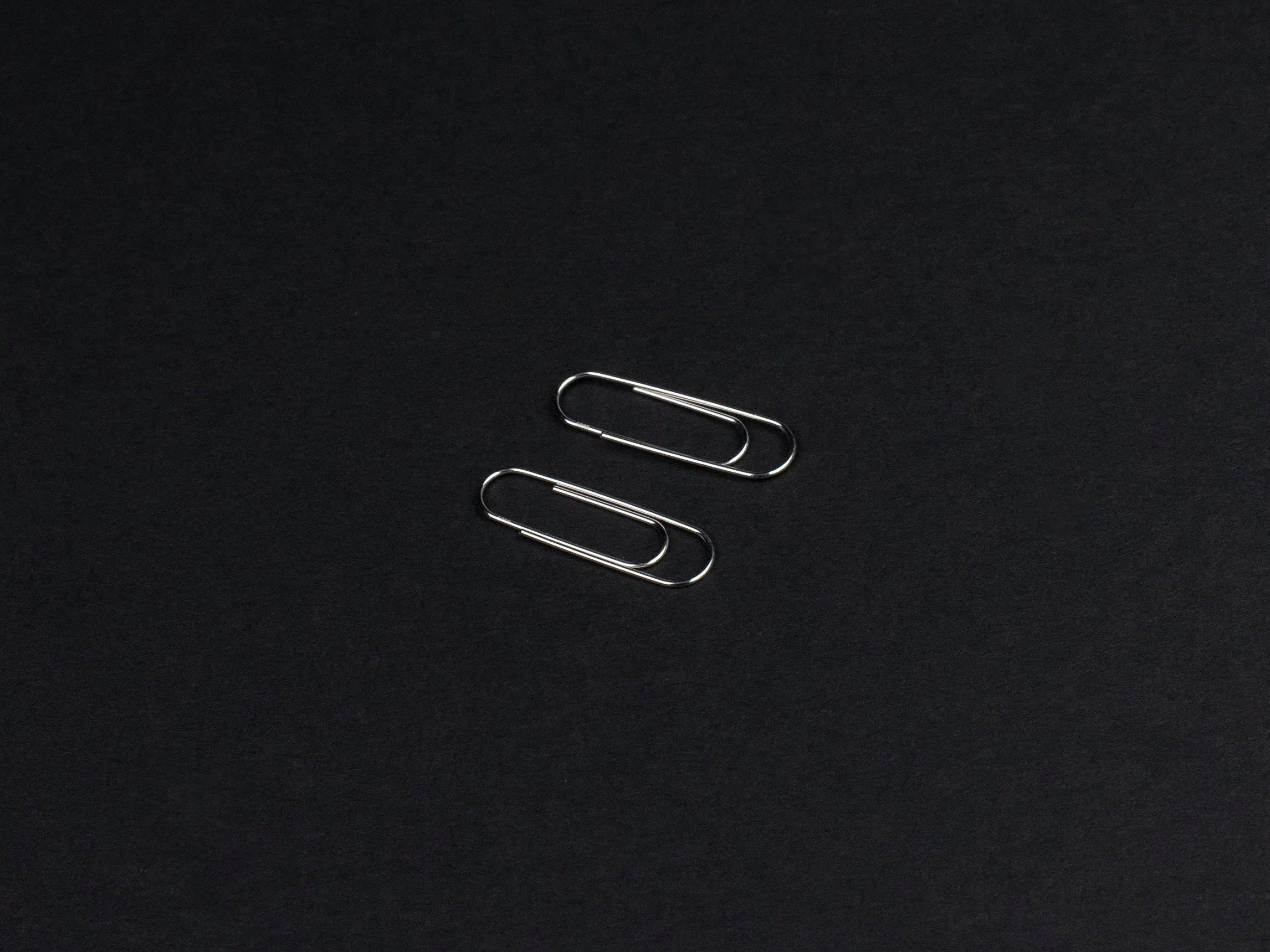 Silver Paperclip Earrings