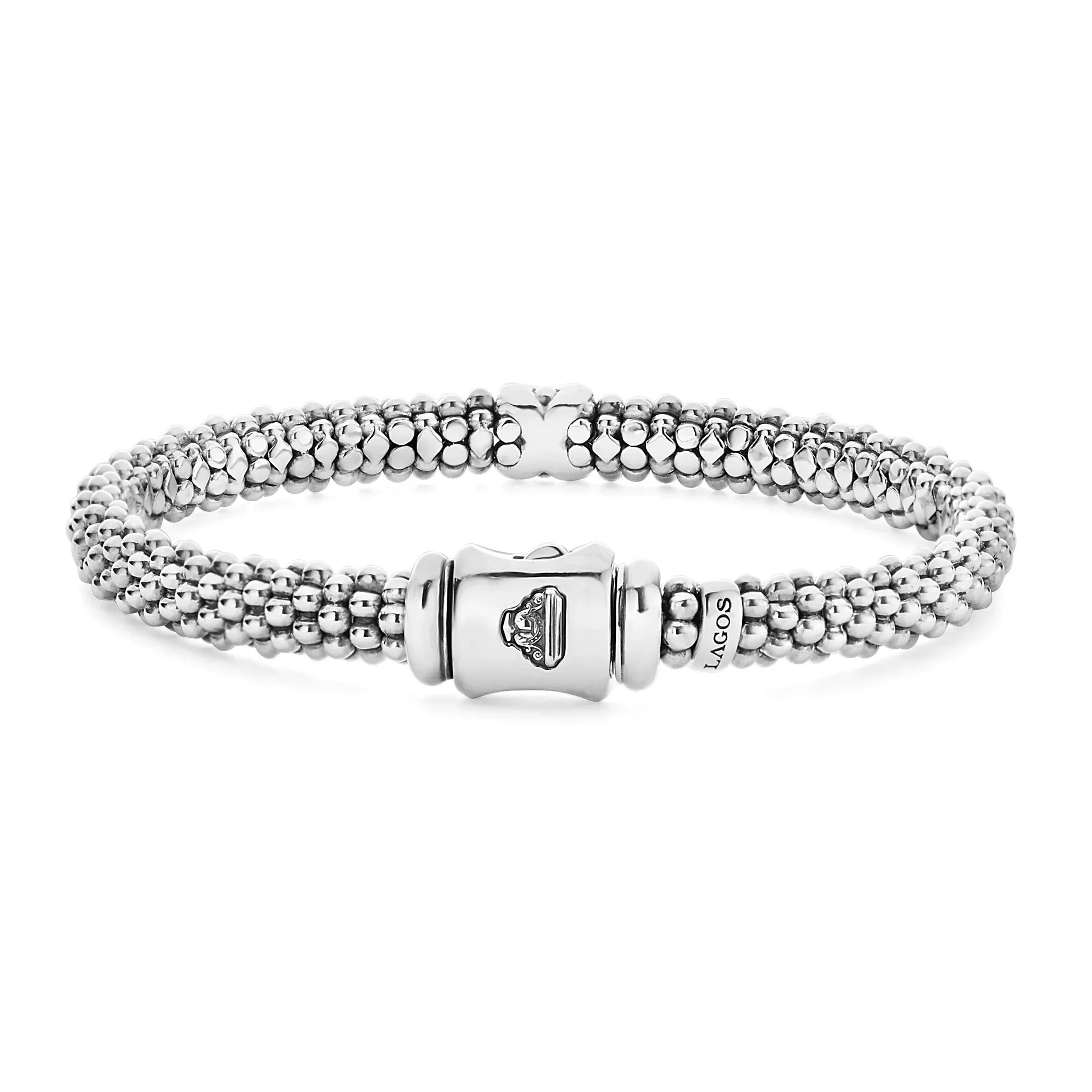 Single Station X Two-Tone Diamond Bracelet | 6mm