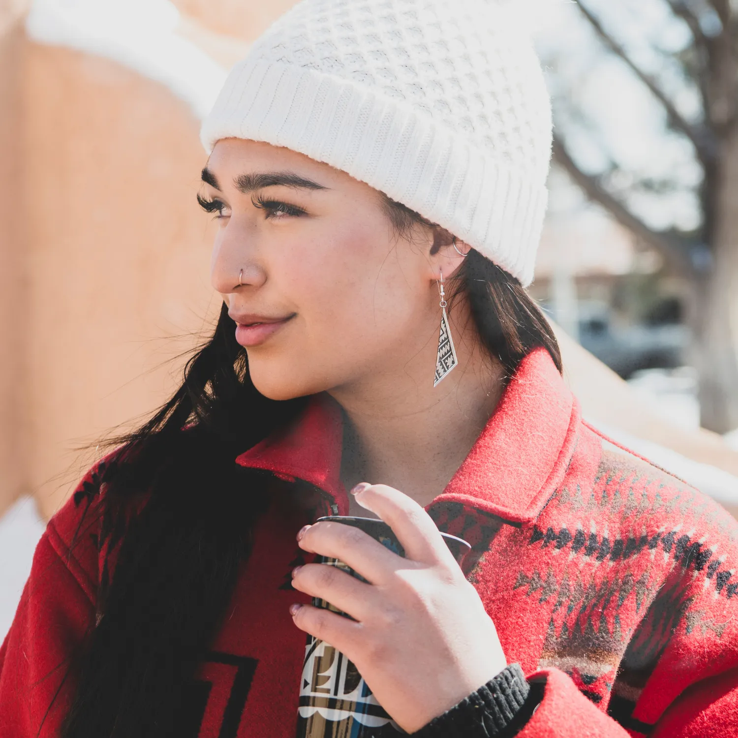 SkyWeaver: Triangle Dangle Earrings