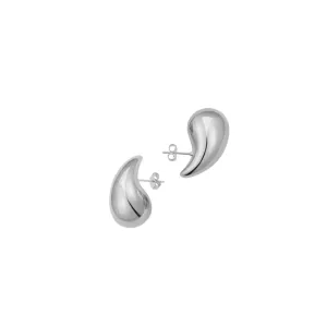 Small Iconic Drop Silver Earrings