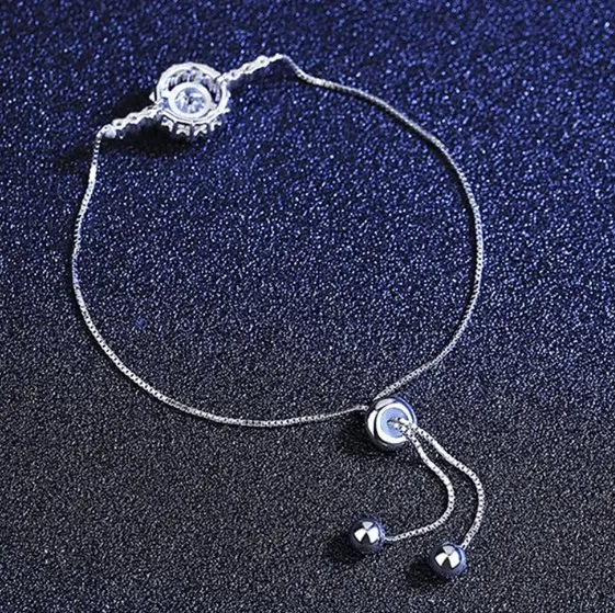 Snowflake Round Cut Diamond Bracelet