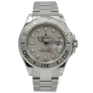 SOLD - 10/4/24 - Rolex Yachtmaster 16622 w. Box 2004 Platinum Dial & Bezel 40mm