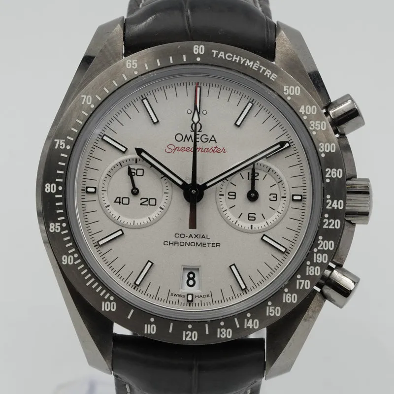 SOLD - 8/19/24 - Omega Speedmaster Grey Side of the Moon 311.93.44.51.99.001 Ceramic 44mm B&P '20