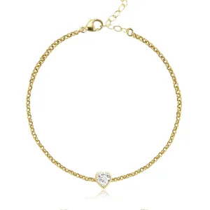 Solitaire Diamond Bracelet
