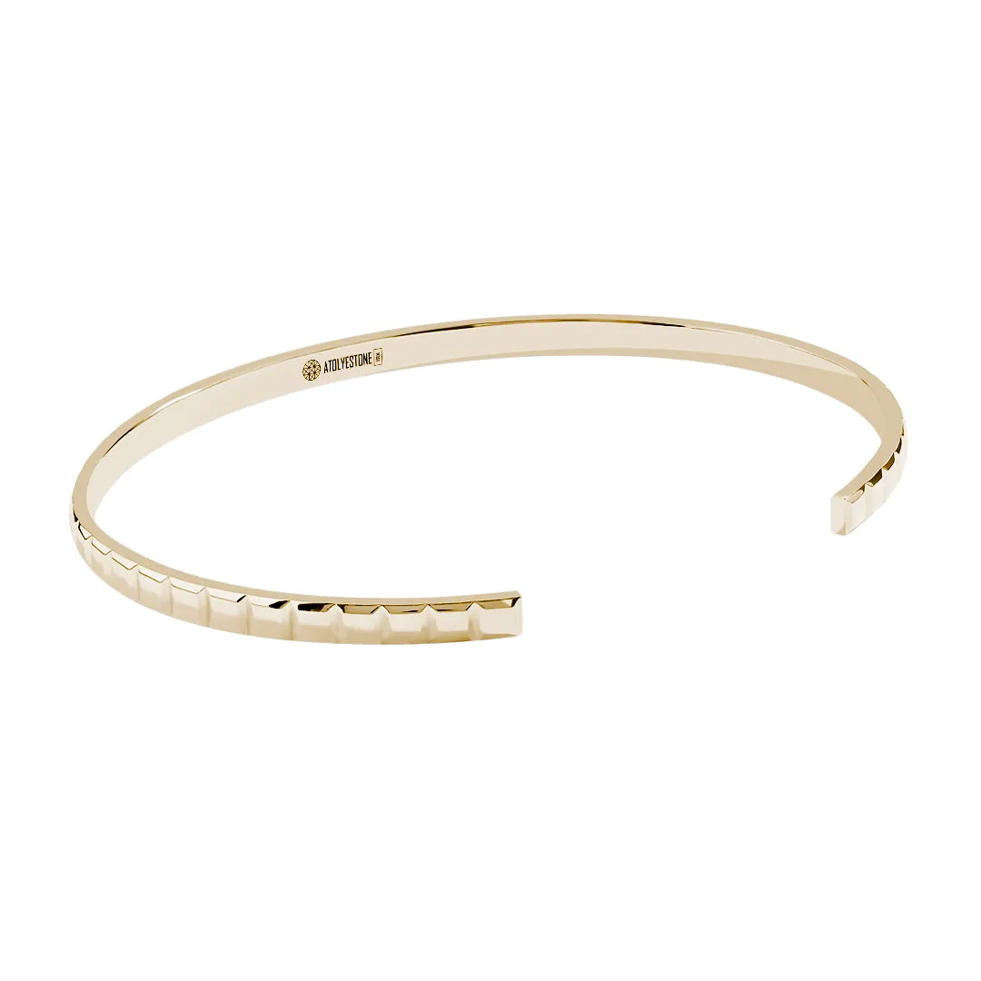 Square Cuff in Gold