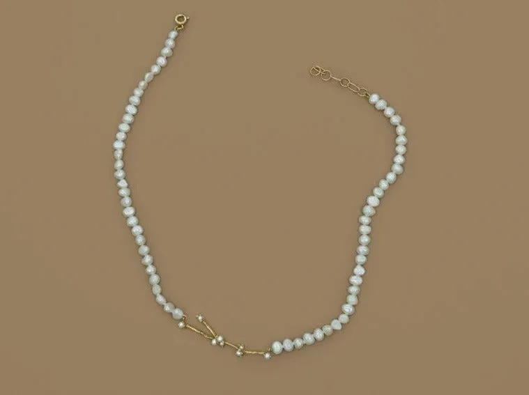 Star Child Mini Pearl Necklace
