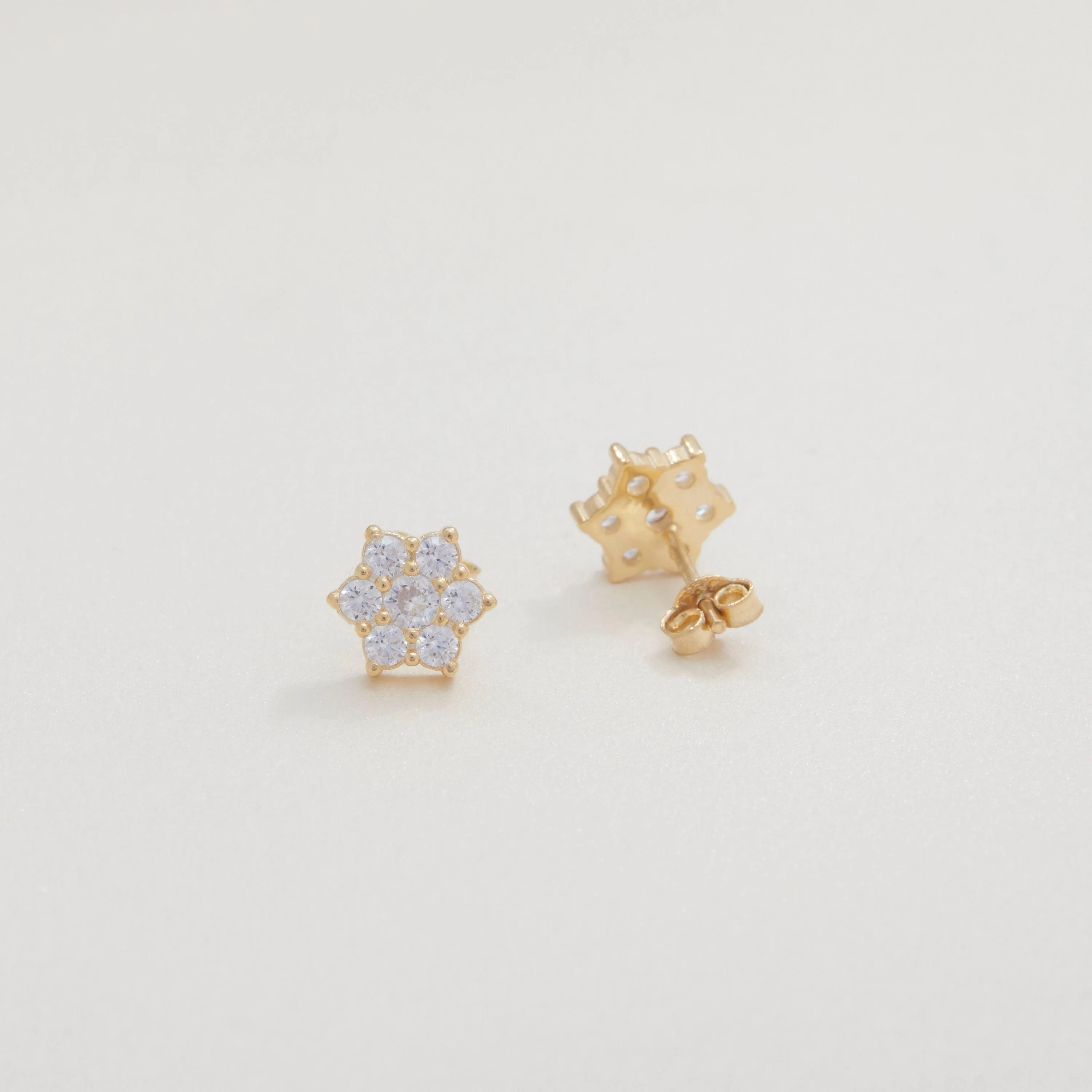 Star of David Earrings - 18K Gold Vermeil