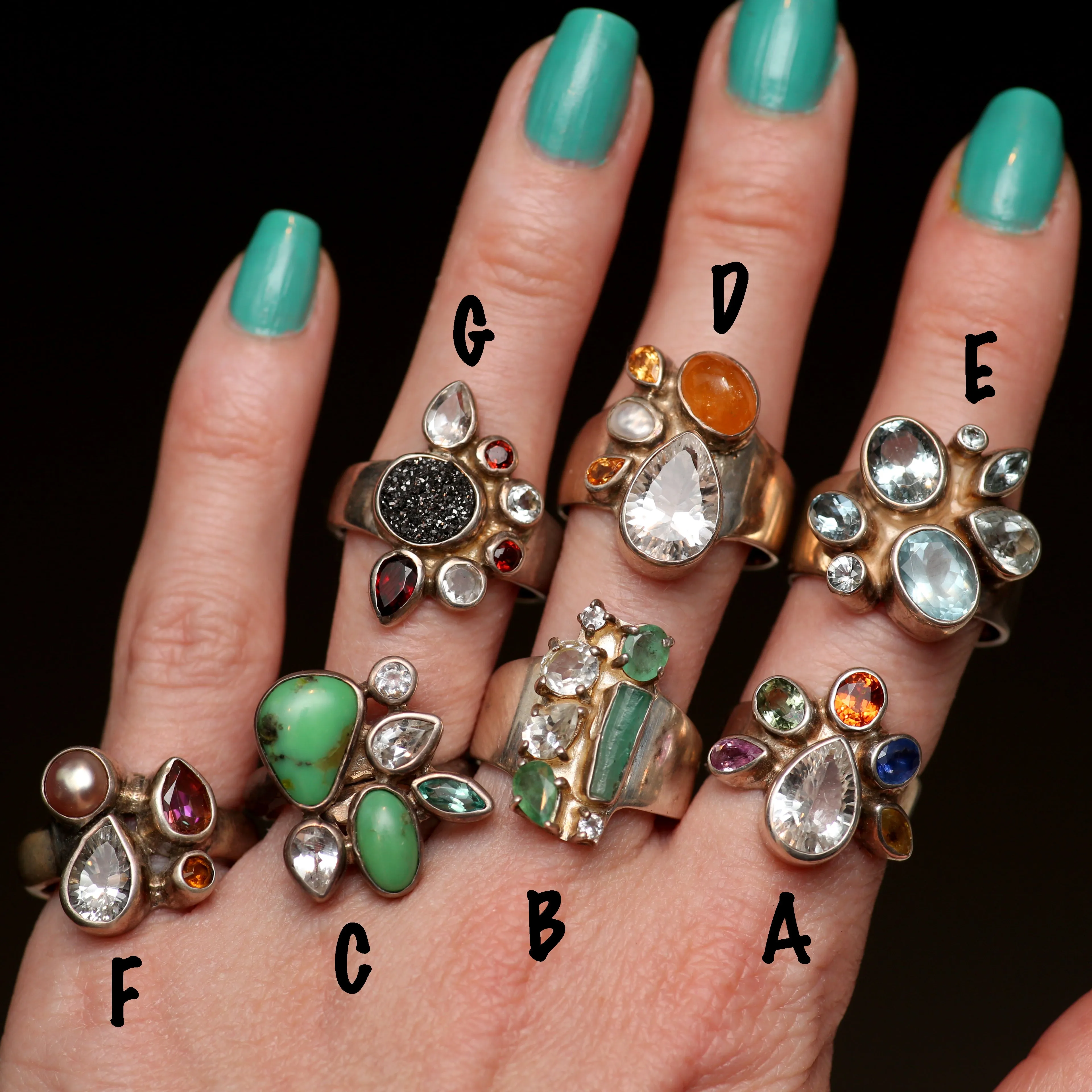 Sterling Silver Starborn Rings