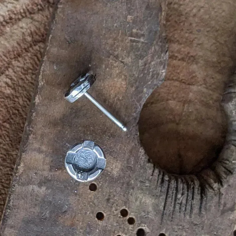 Sterling Silver Stud Earrings - Med