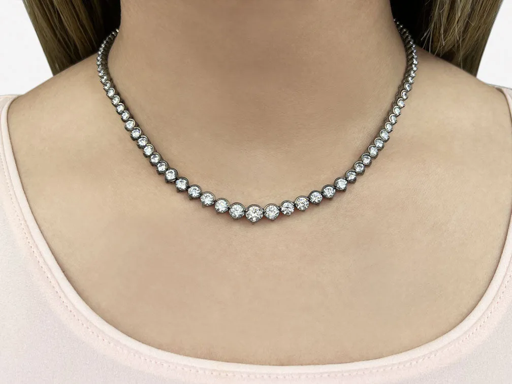 Strand Of Diamonds with 12.01 ct.(finished)