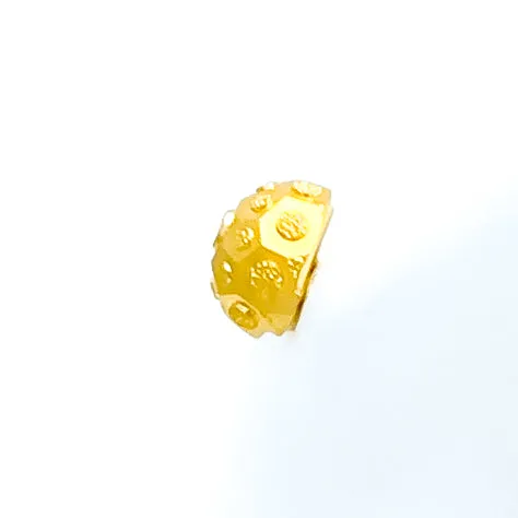 Subtle Glamourous 22k Gold Dotted Earrings