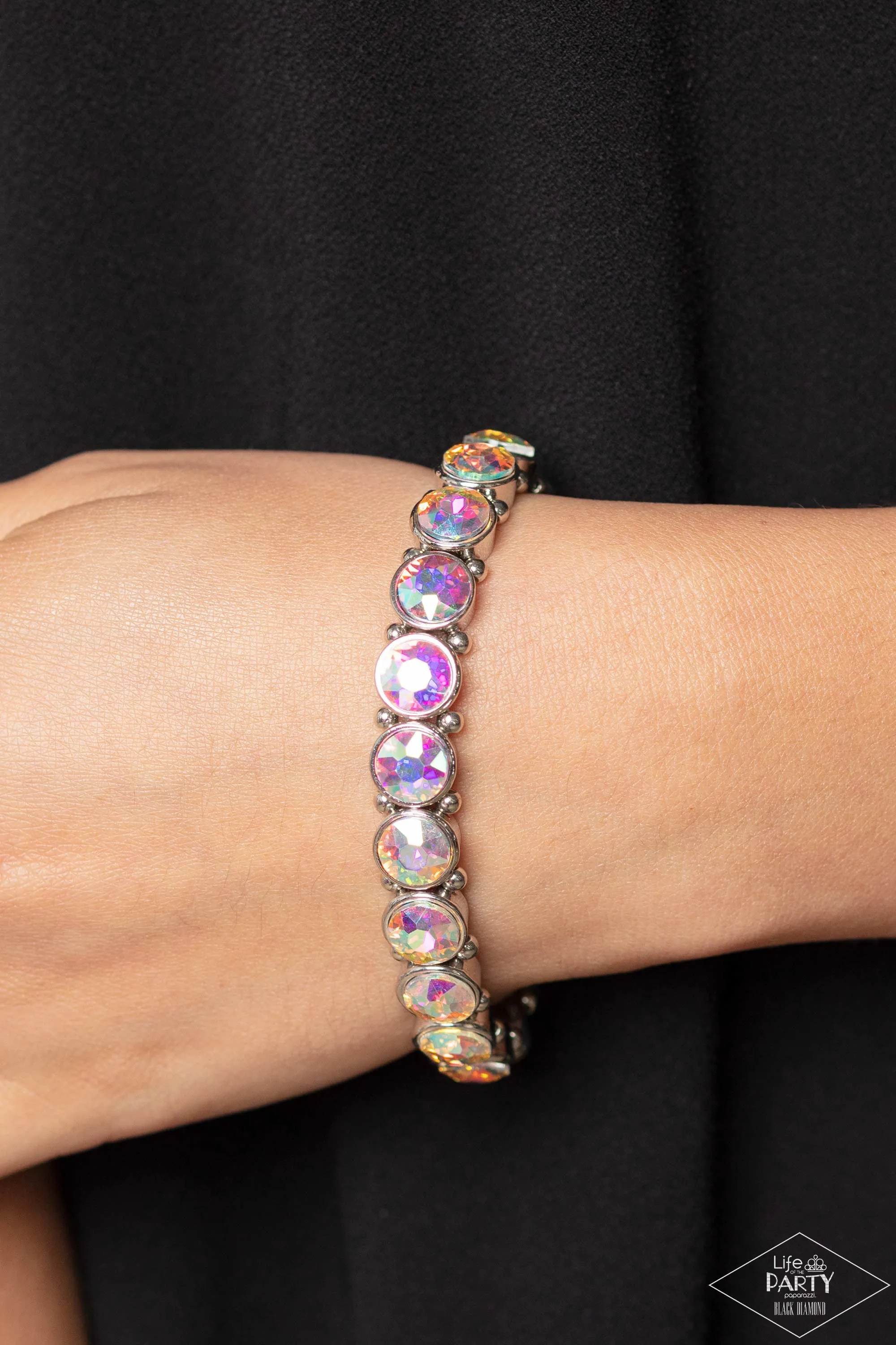 Sugar-Coated Sparkle - Multi (Iridescent Rhinestone) Bracelet