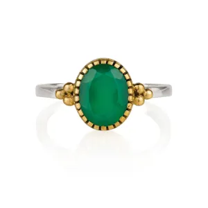 Sundar Ring - Green Onyx
