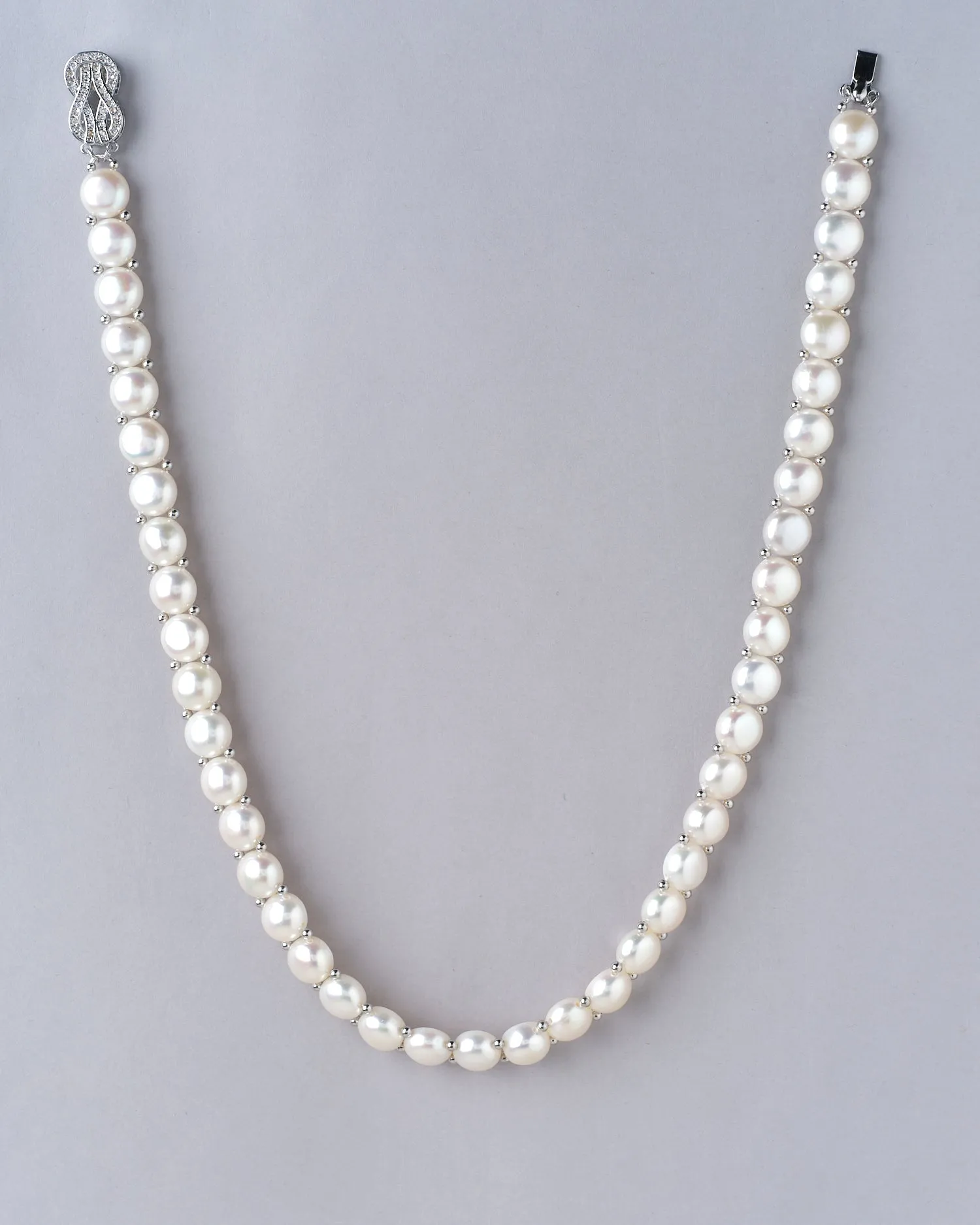 The Smoth Ripple Pearl Necklace