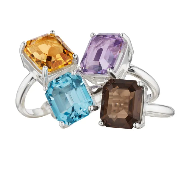 Thistle & Bee Blue Topaz Ring