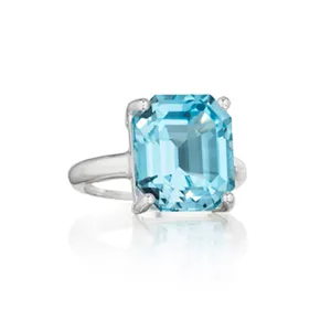 Thistle & Bee Blue Topaz Ring