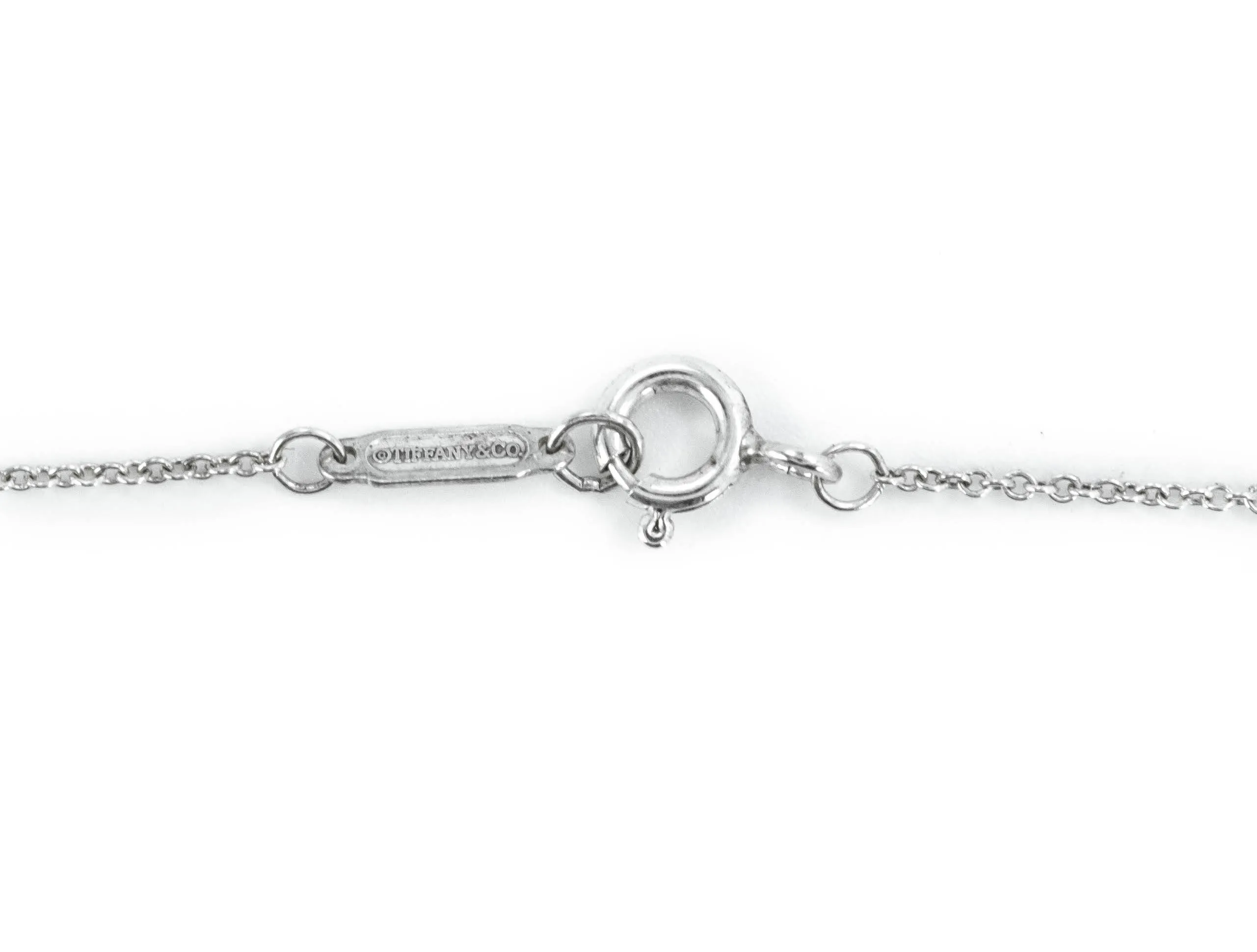Tiffany & Co Freshwater Pearl Heart Cap Sterling Silver Pendant Necklace - 16"