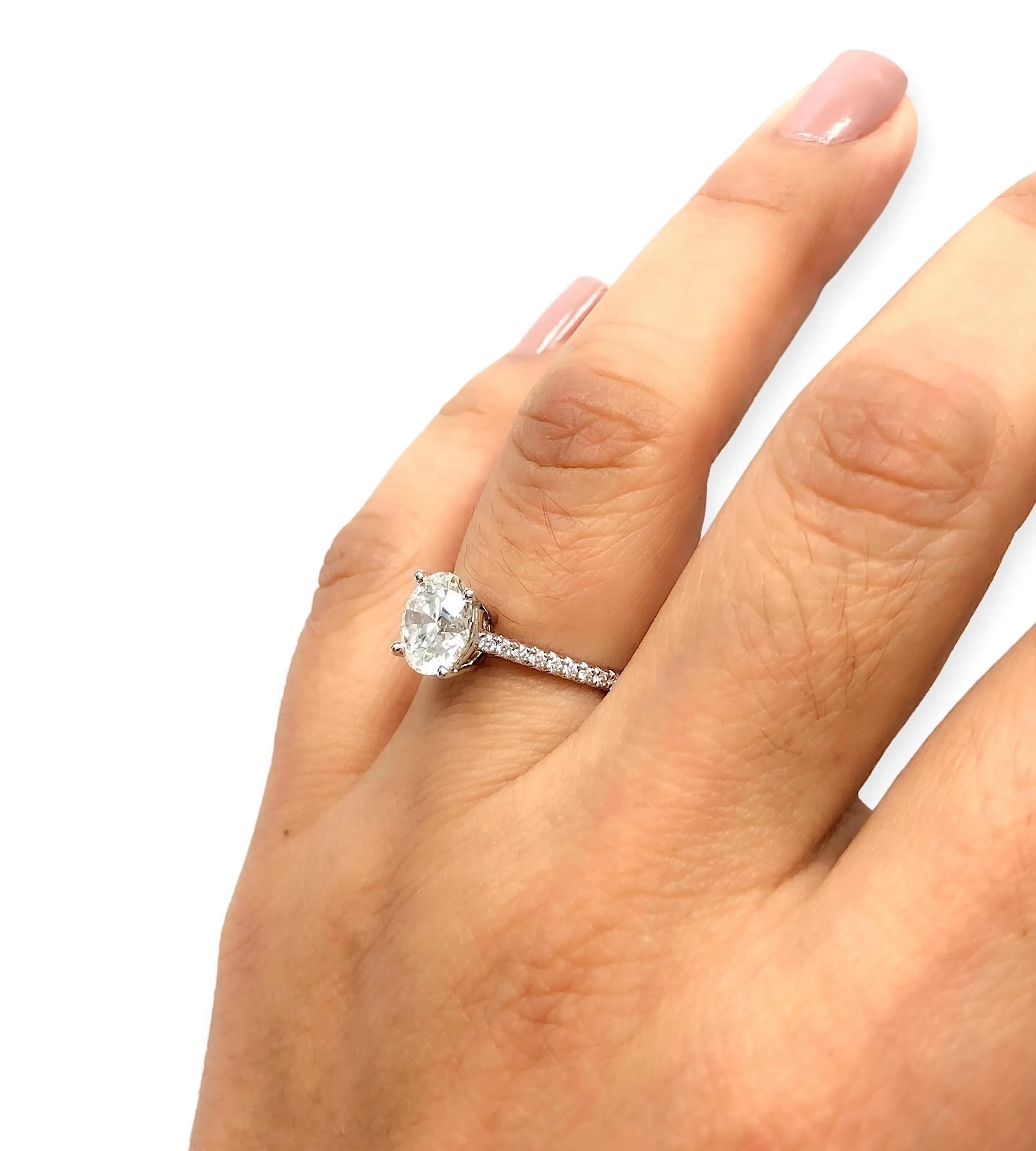 Tiffany & Co. Platinum Novo Round Diamond Engagement Ring 2.55 cts. TW GVS2