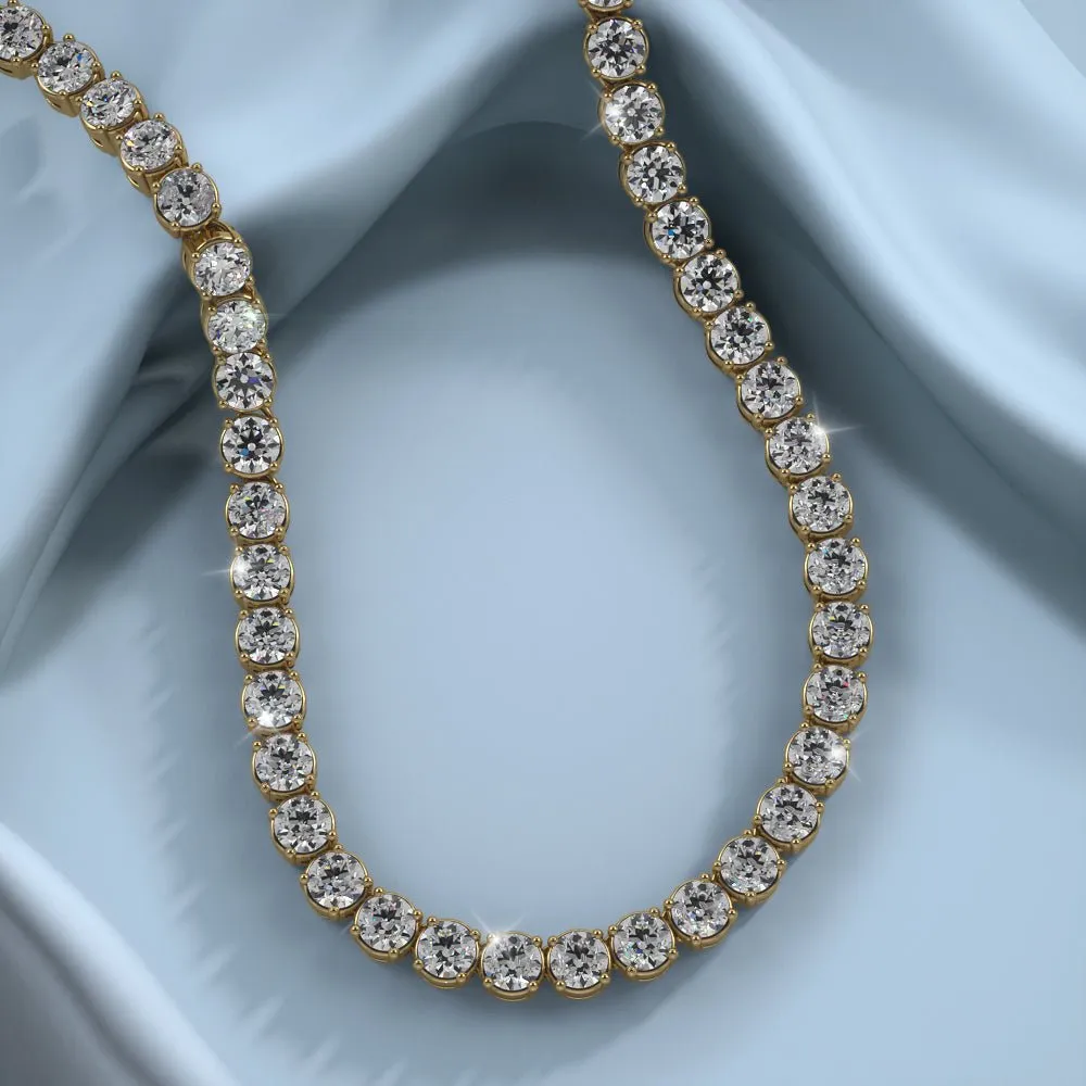 Timeless Dreams Riviera Diamond Necklace with 19.57 ct.(finished) 3.7mm