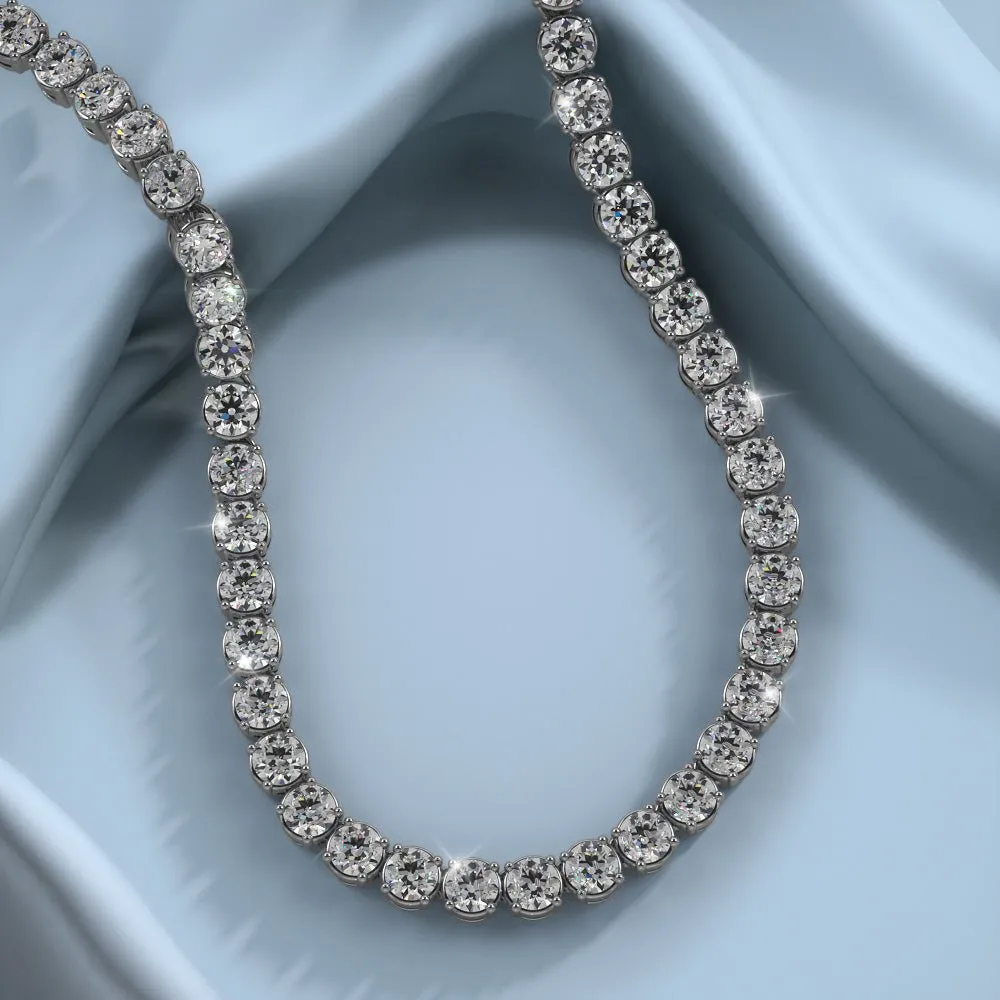 Timeless Dreams Riviera Diamond Necklace with 19.57 ct.(finished) 3.7mm