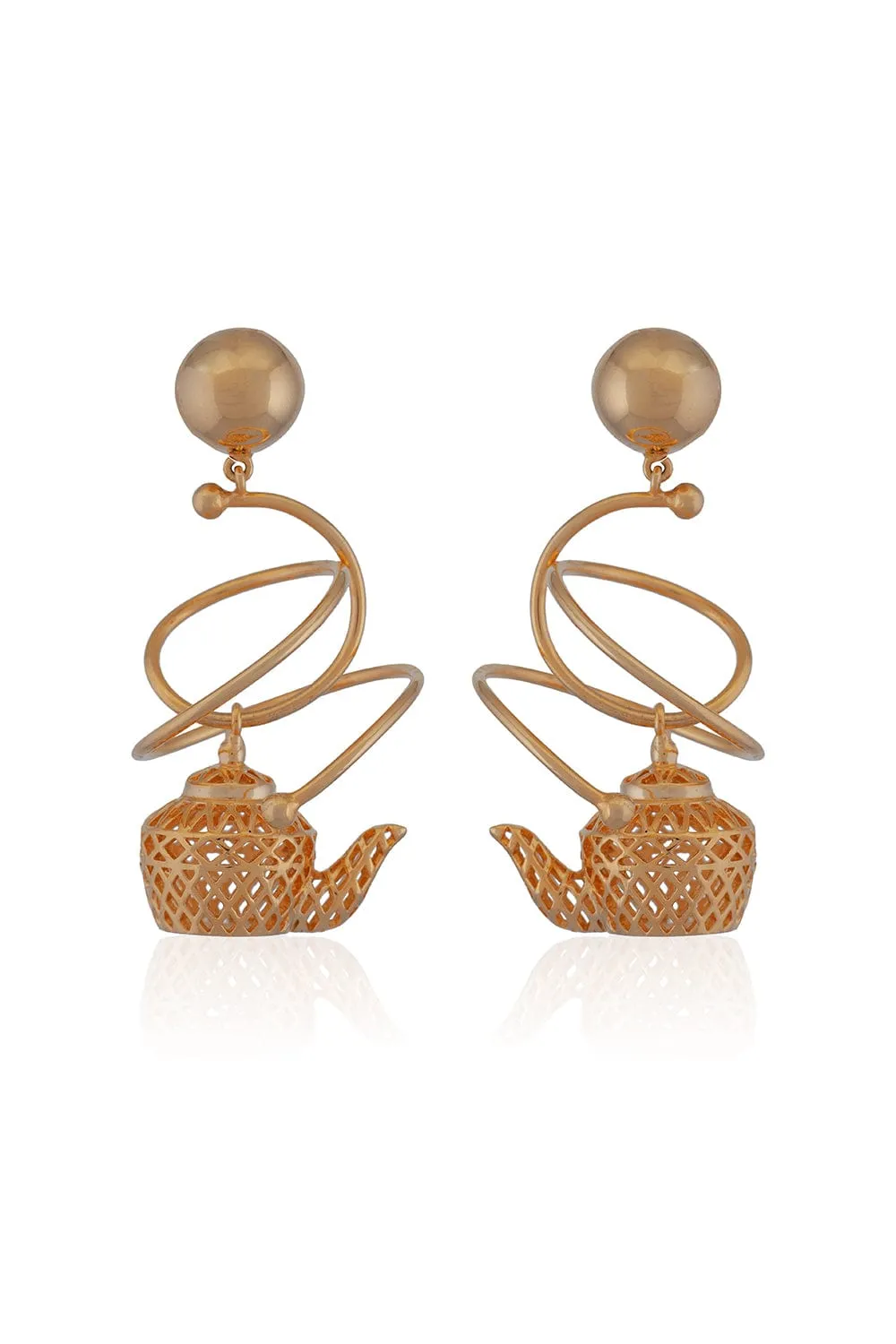 TINY TEAPOT EARRING