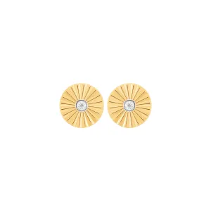 Topper Italia Gold Starburst Earrings