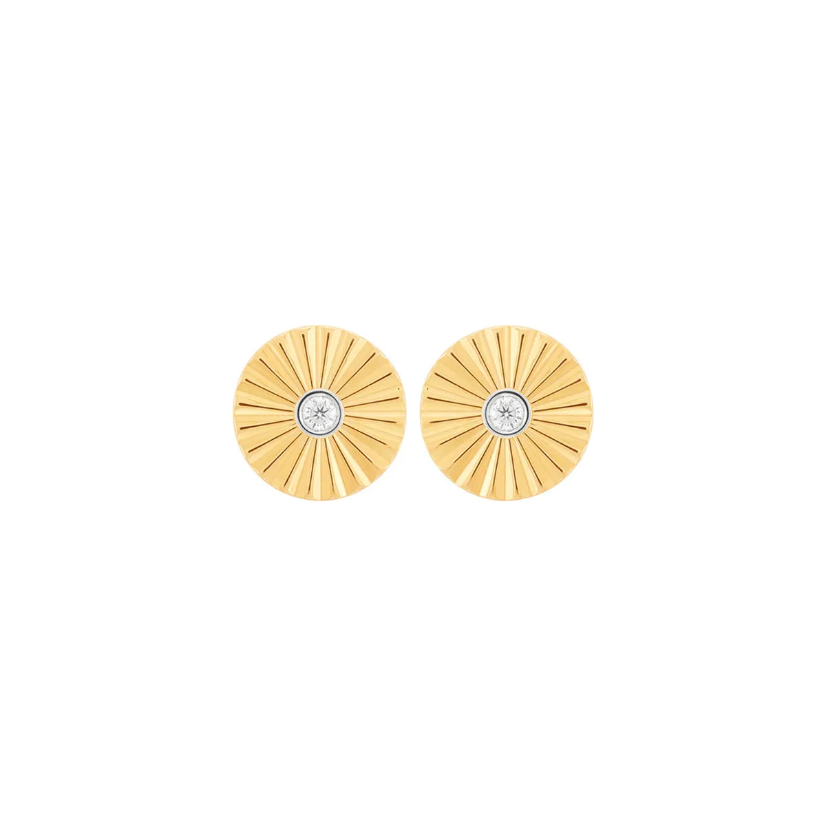 Topper Italia Gold Starburst Earrings