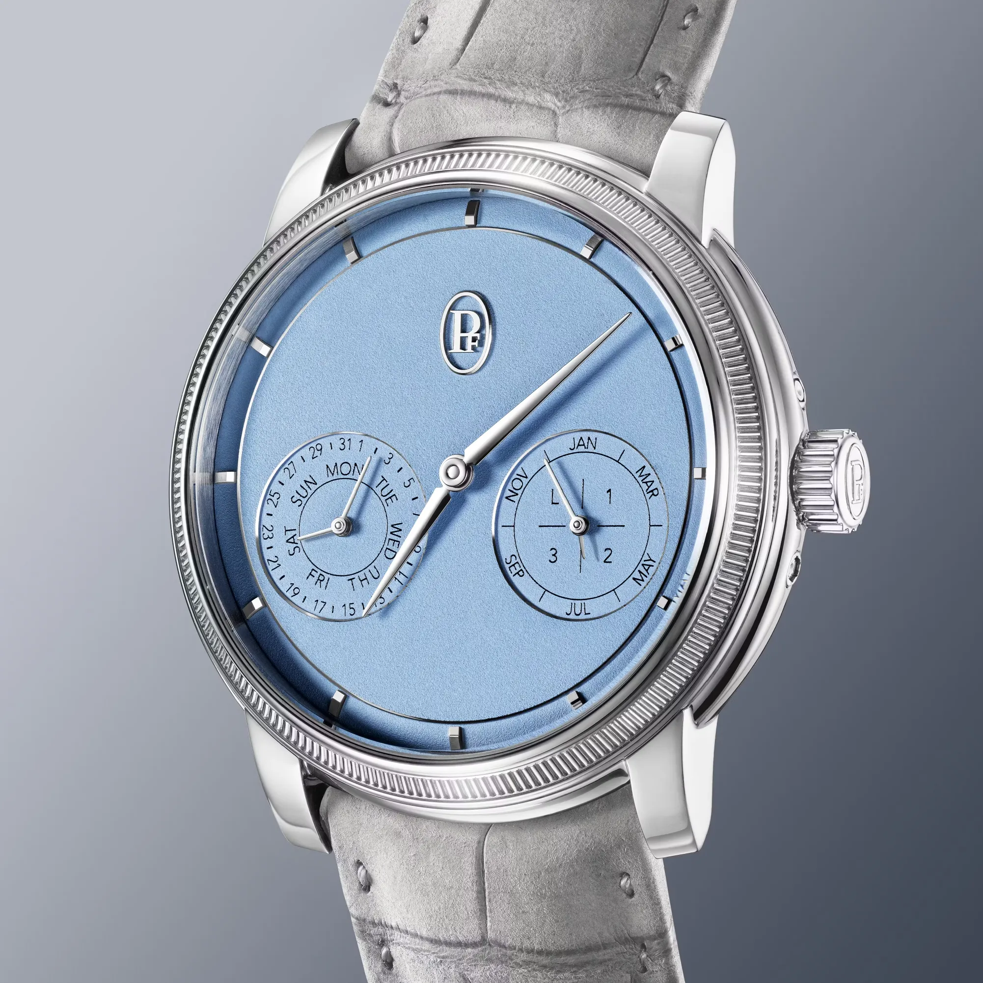 Toric Quantième Perpétuel – Platinum Morning Blue (50-Piece Limited Edition)