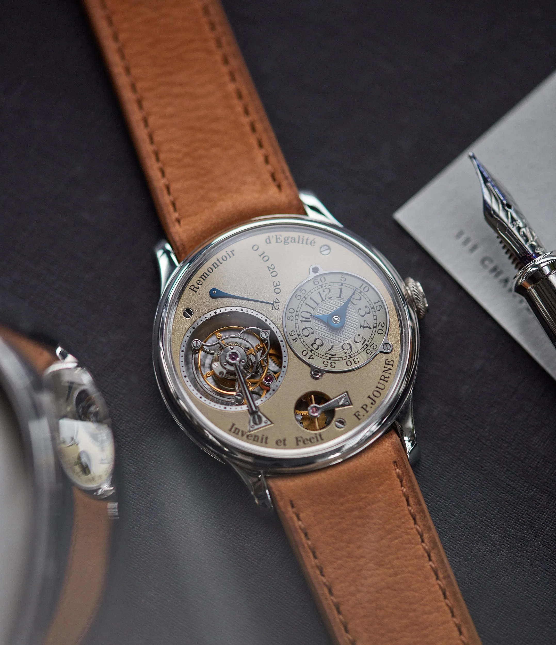 Tourbillon | Brass Movement | 38mm | Platinum