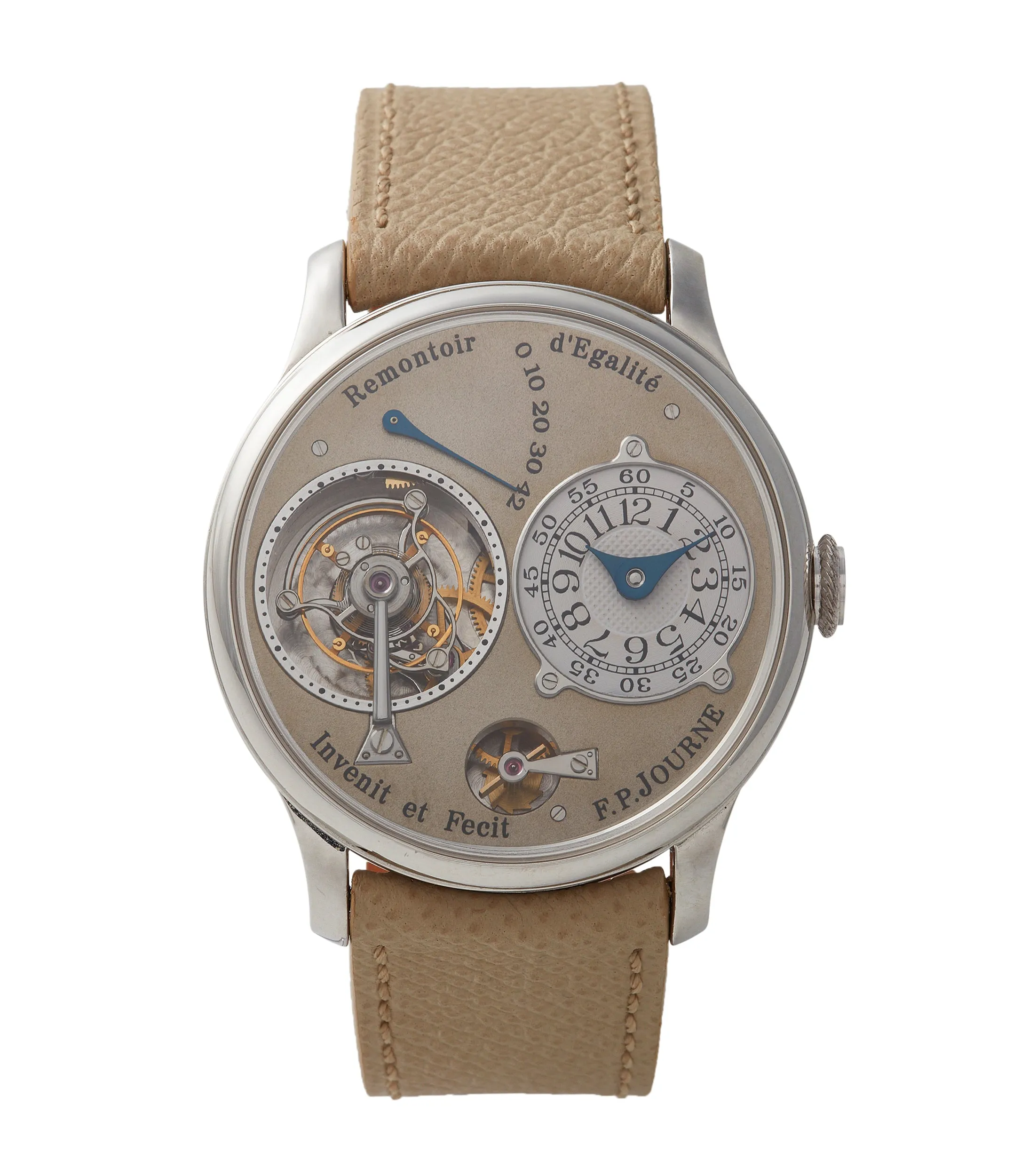 Tourbillon | Brass Movement | 38mm | Platinum