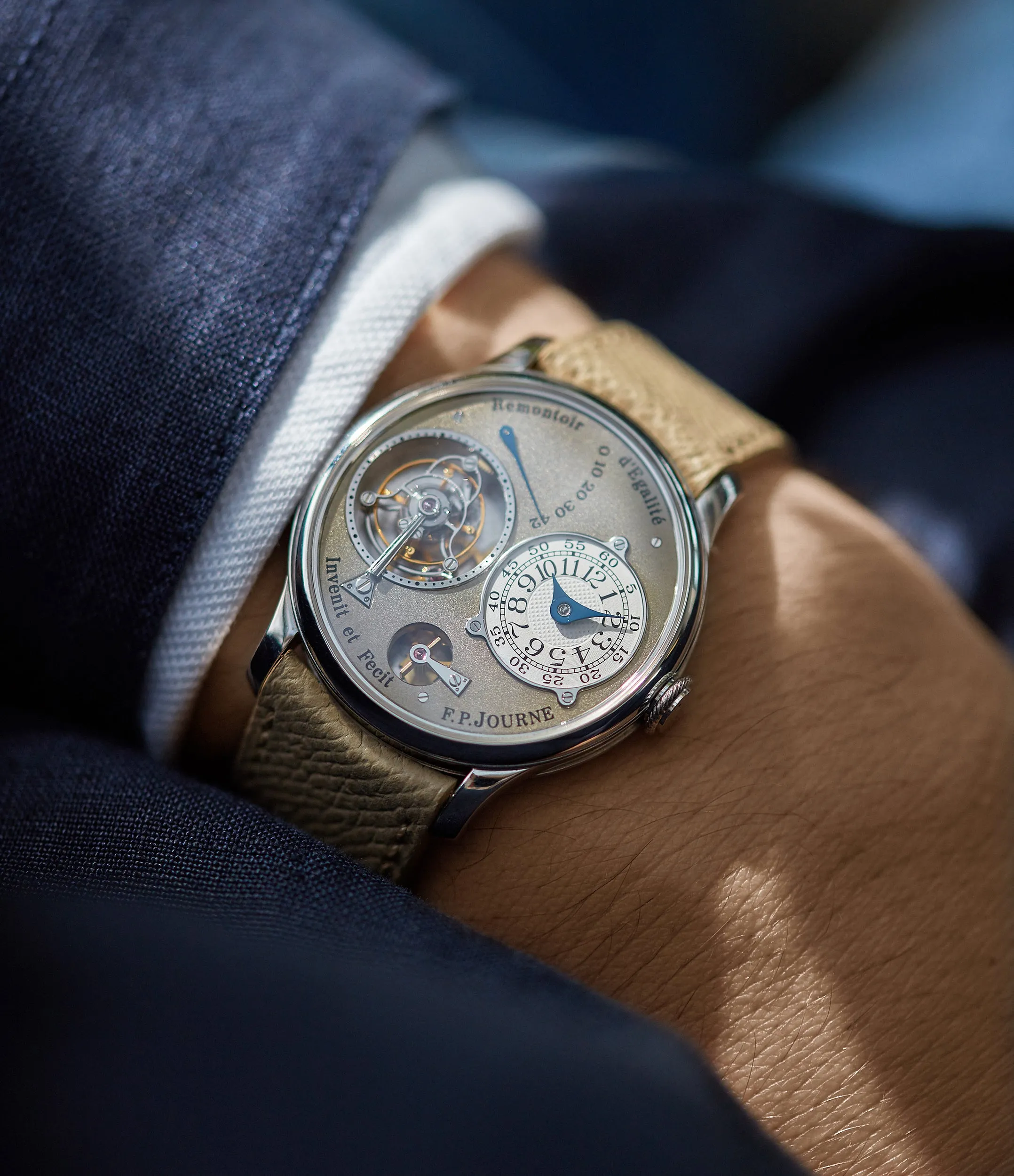 Tourbillon | Brass Movement | 38mm | Platinum