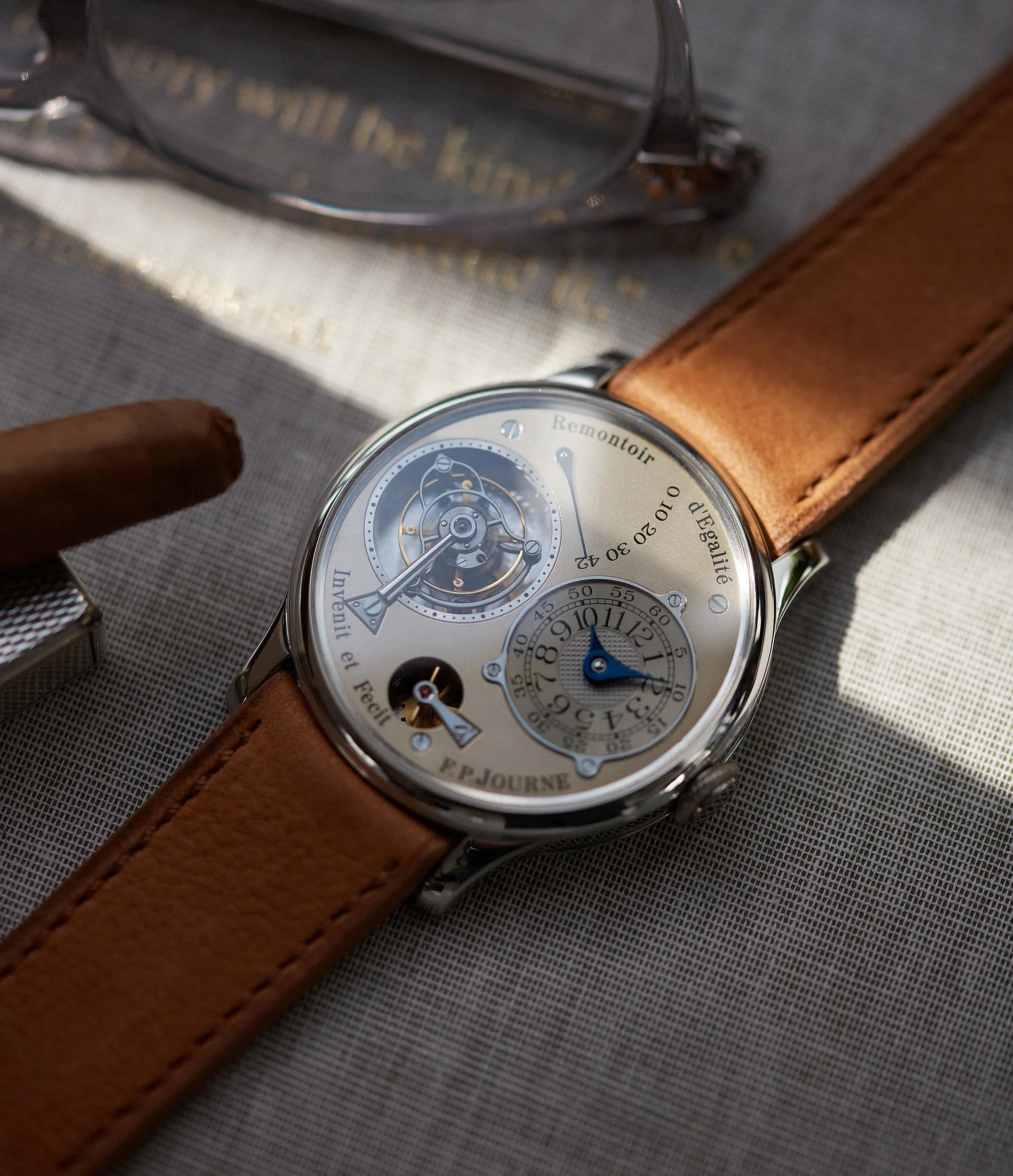 Tourbillon | Brass Movement | 38mm | Platinum