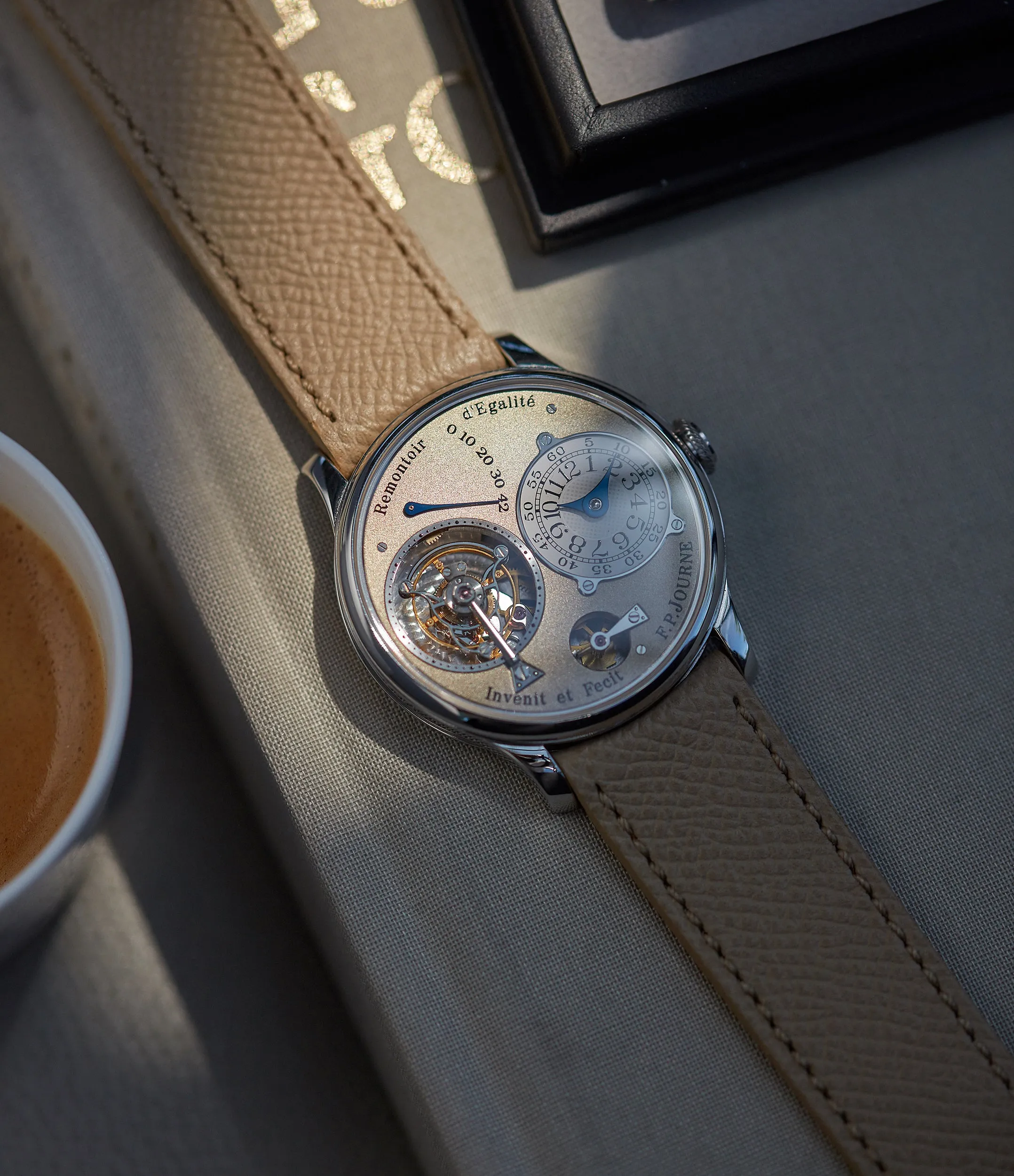 Tourbillon | Brass Movement | 38mm | Platinum