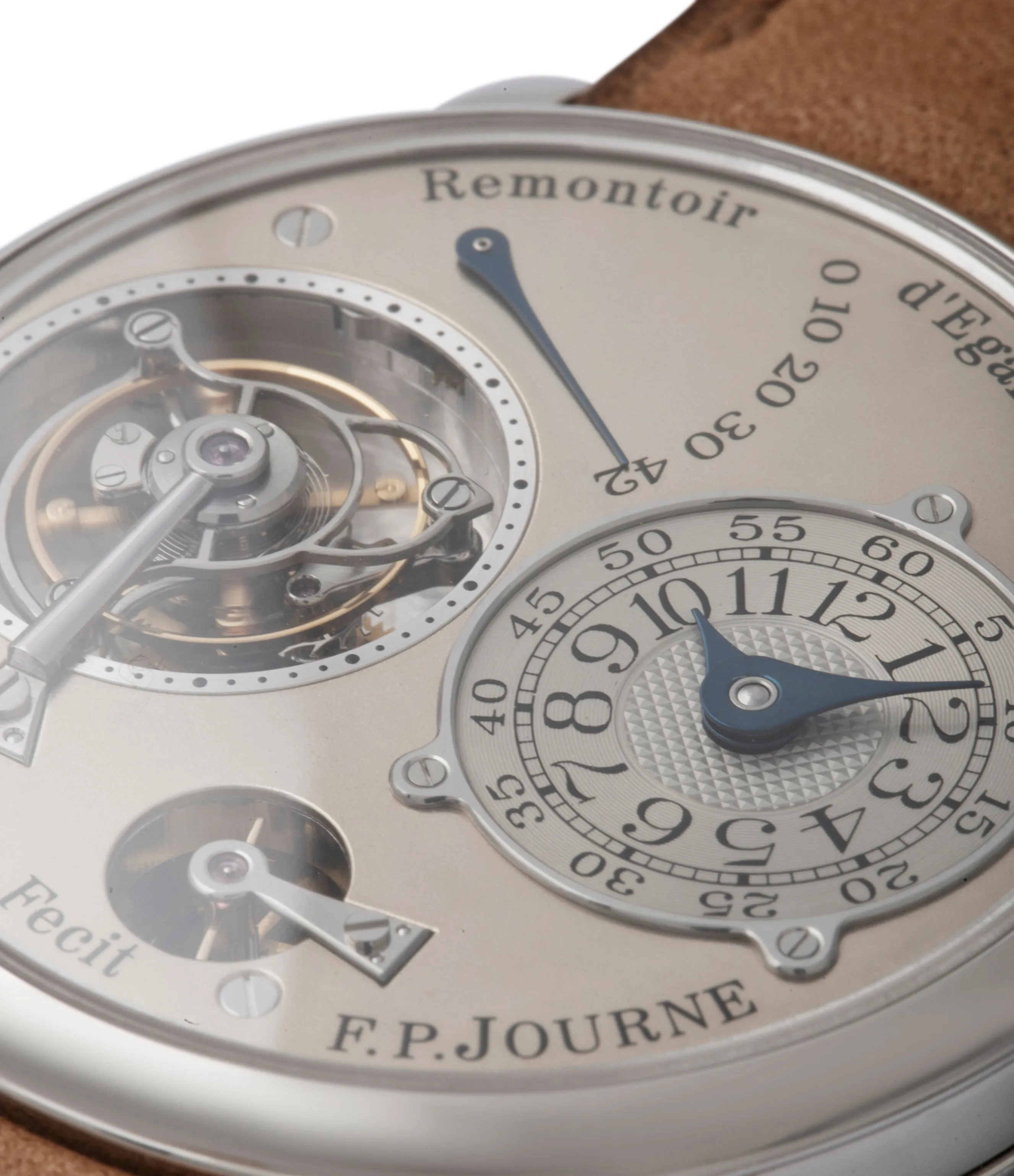 Tourbillon | Brass Movement | 38mm | Platinum