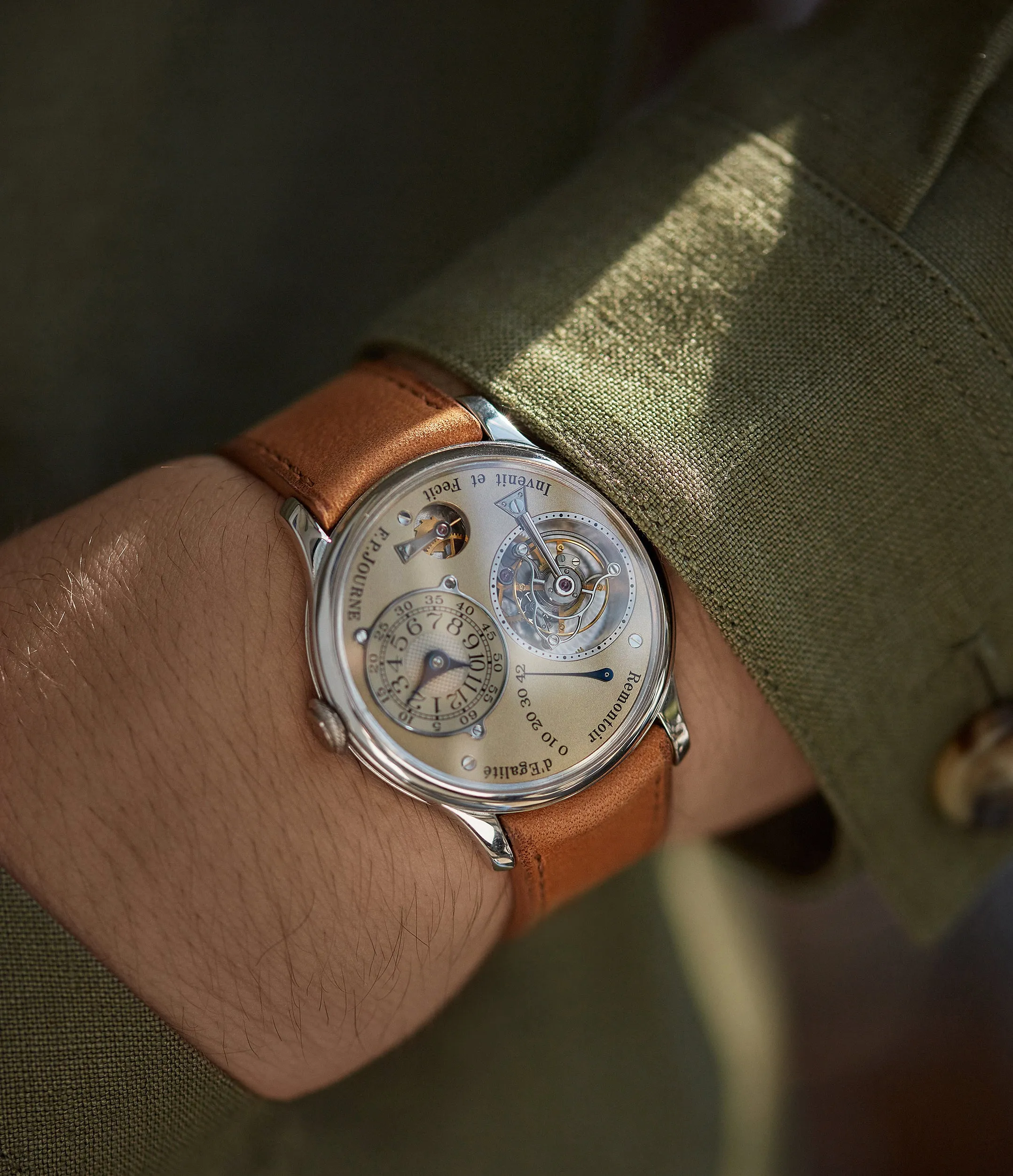 Tourbillon | Brass Movement | 38mm | Platinum