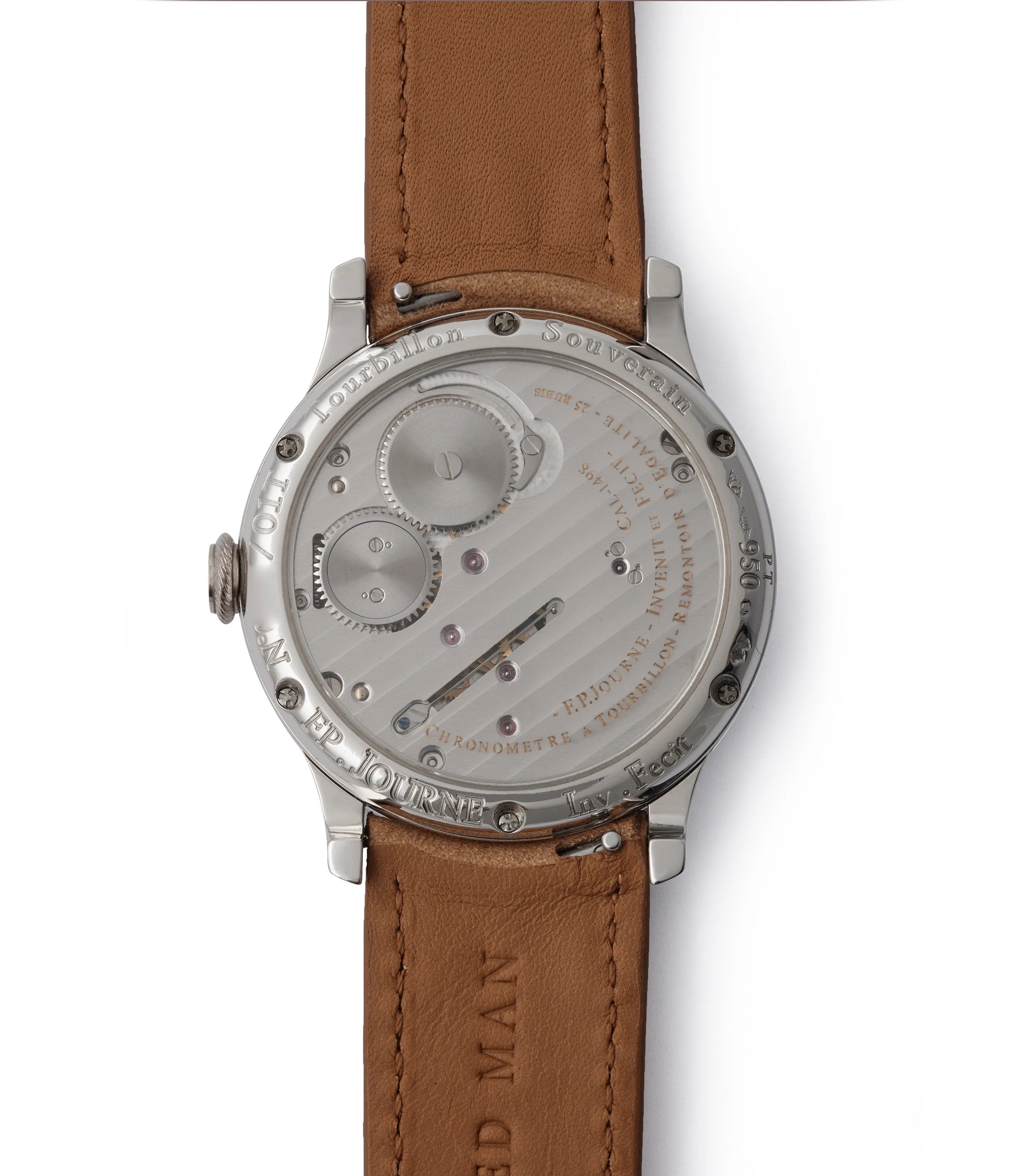 Tourbillon | Brass Movement | 38mm | Platinum