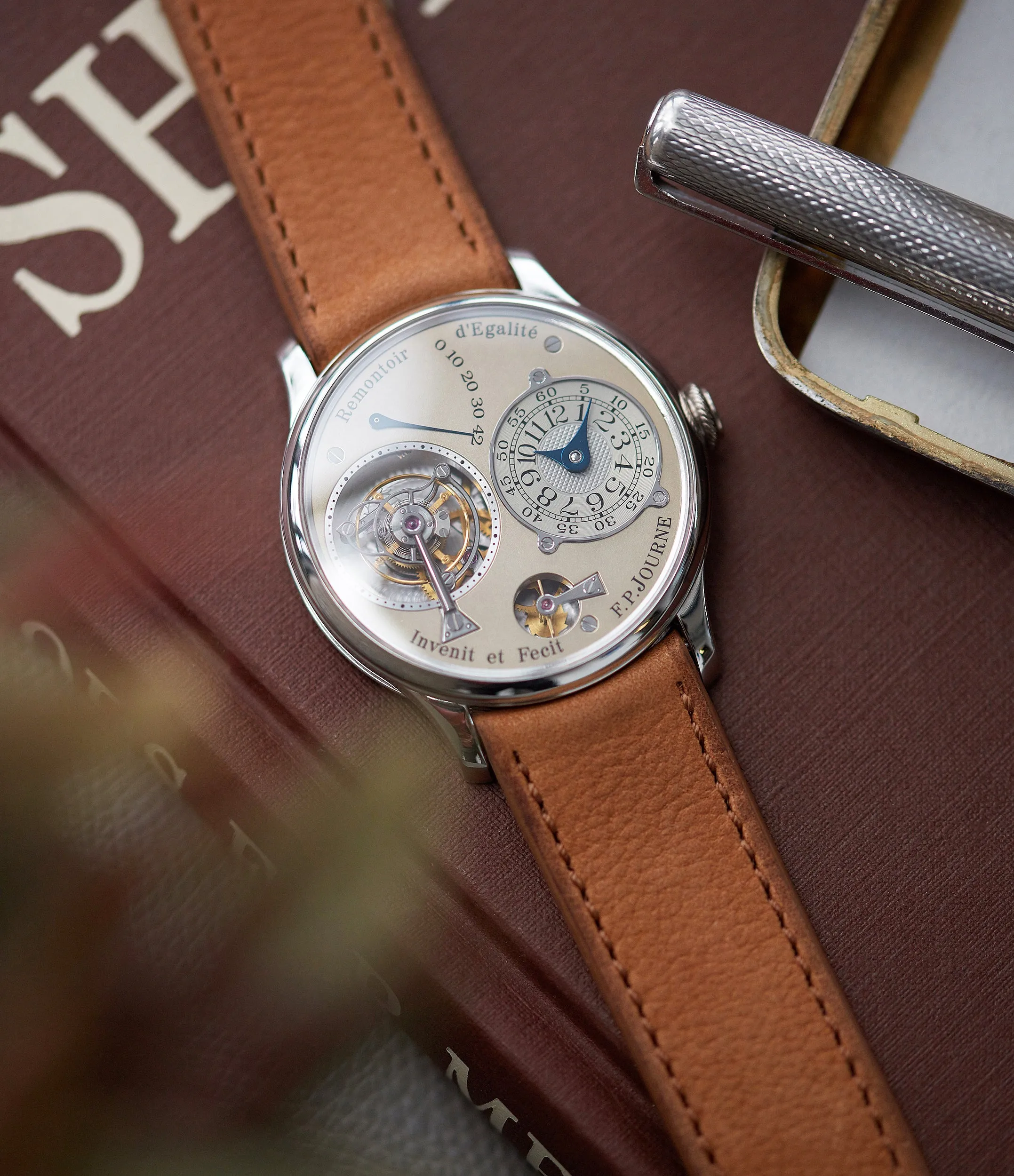 Tourbillon | Brass Movement | 38mm | Platinum