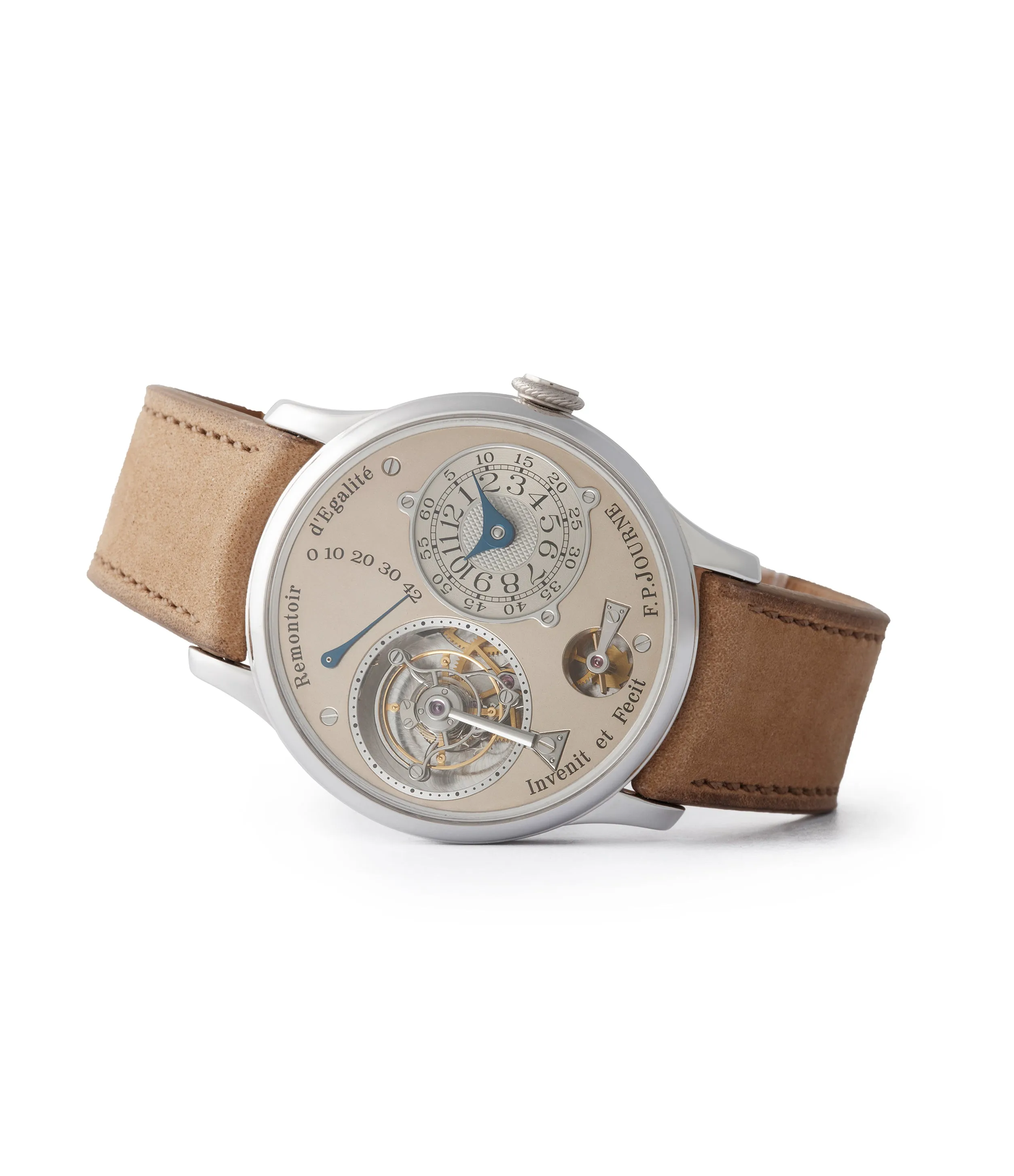 Tourbillon | Brass Movement | 38mm | Platinum