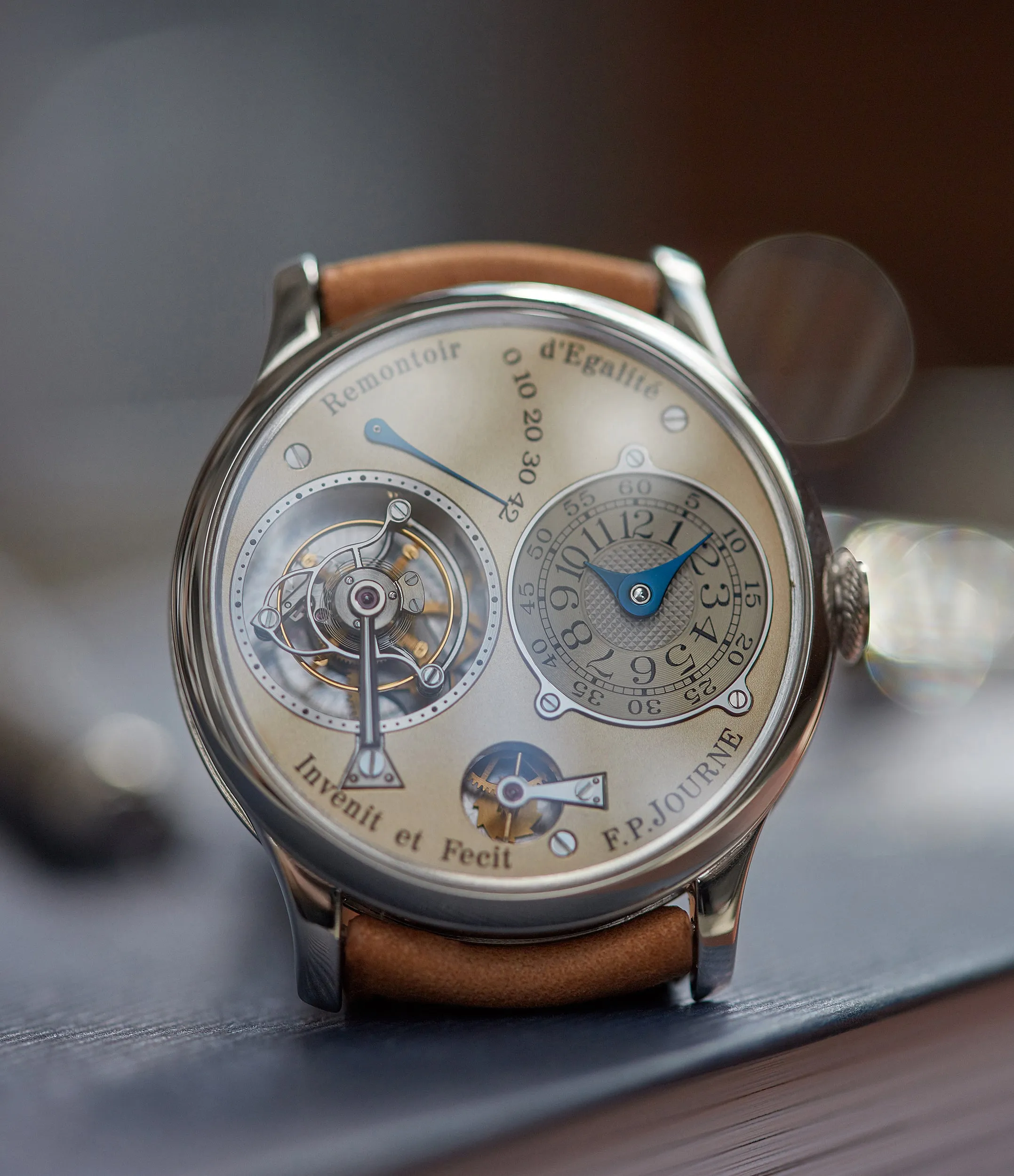 Tourbillon | Brass Movement | 38mm | Platinum