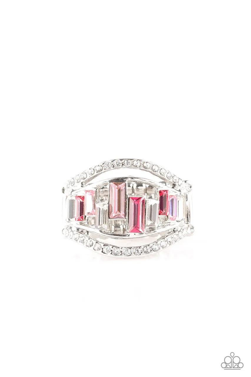 Treasure Chest Charm Pink Paparazzi Ring
