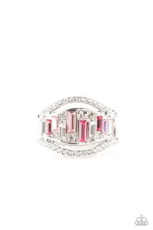 Treasure Chest Charm Pink Paparazzi Ring